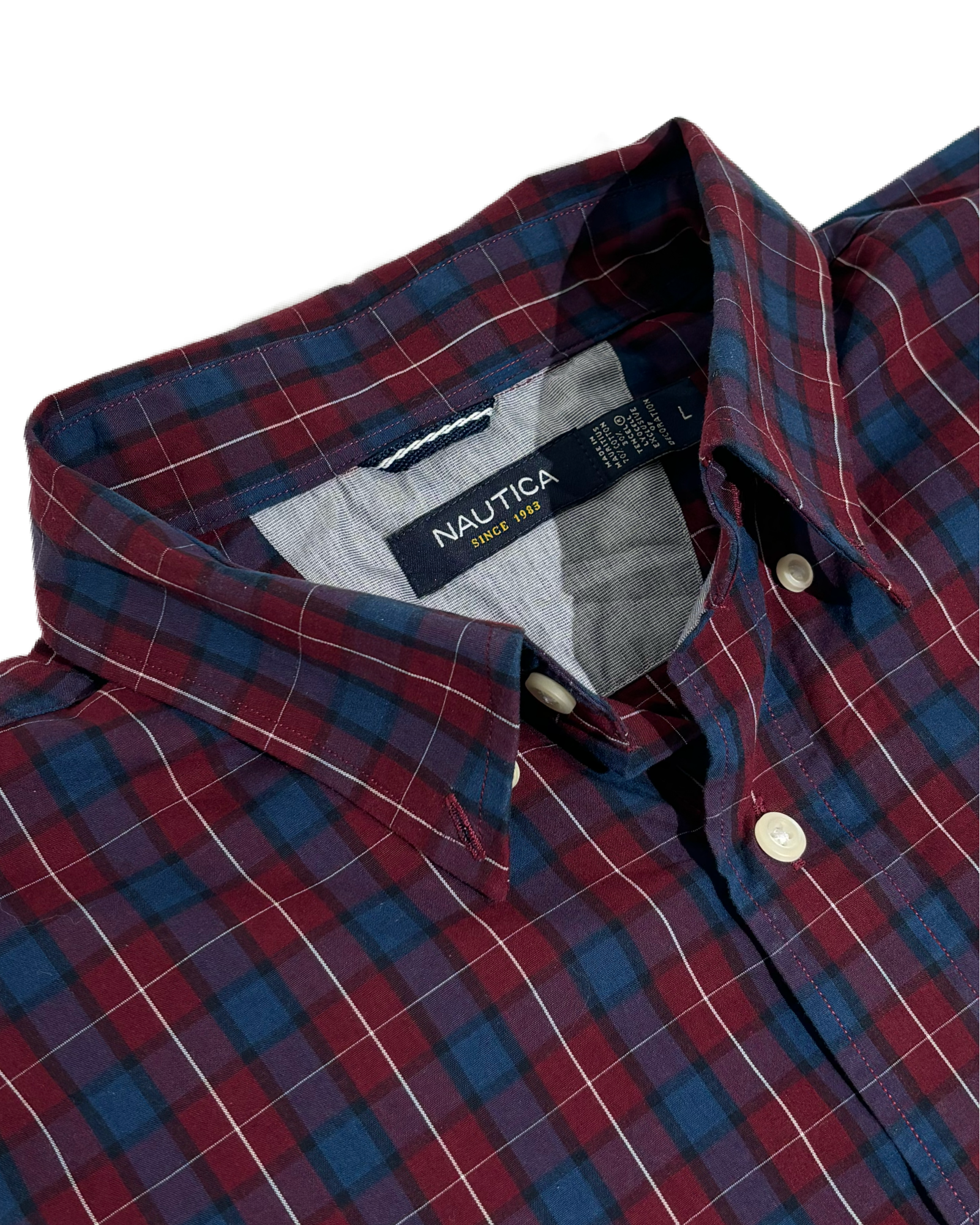 Nautica Navy Red Checkered Košulja Nautica