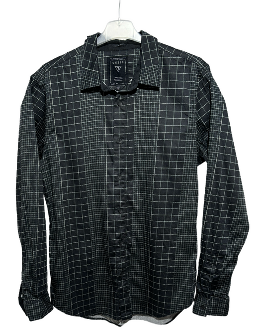 Guess Green Web Checkered Košulja Guess