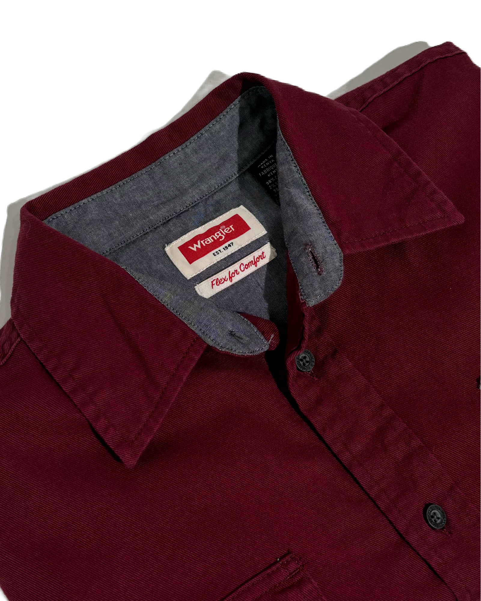Wrangler Burgundy Premium Casual Košulja Wrangler