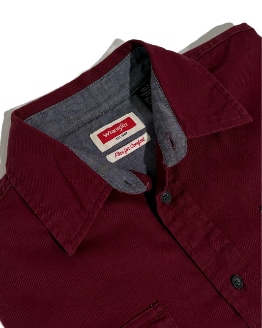 Wrangler Burgundy Premium Casual Košulja Wrangler