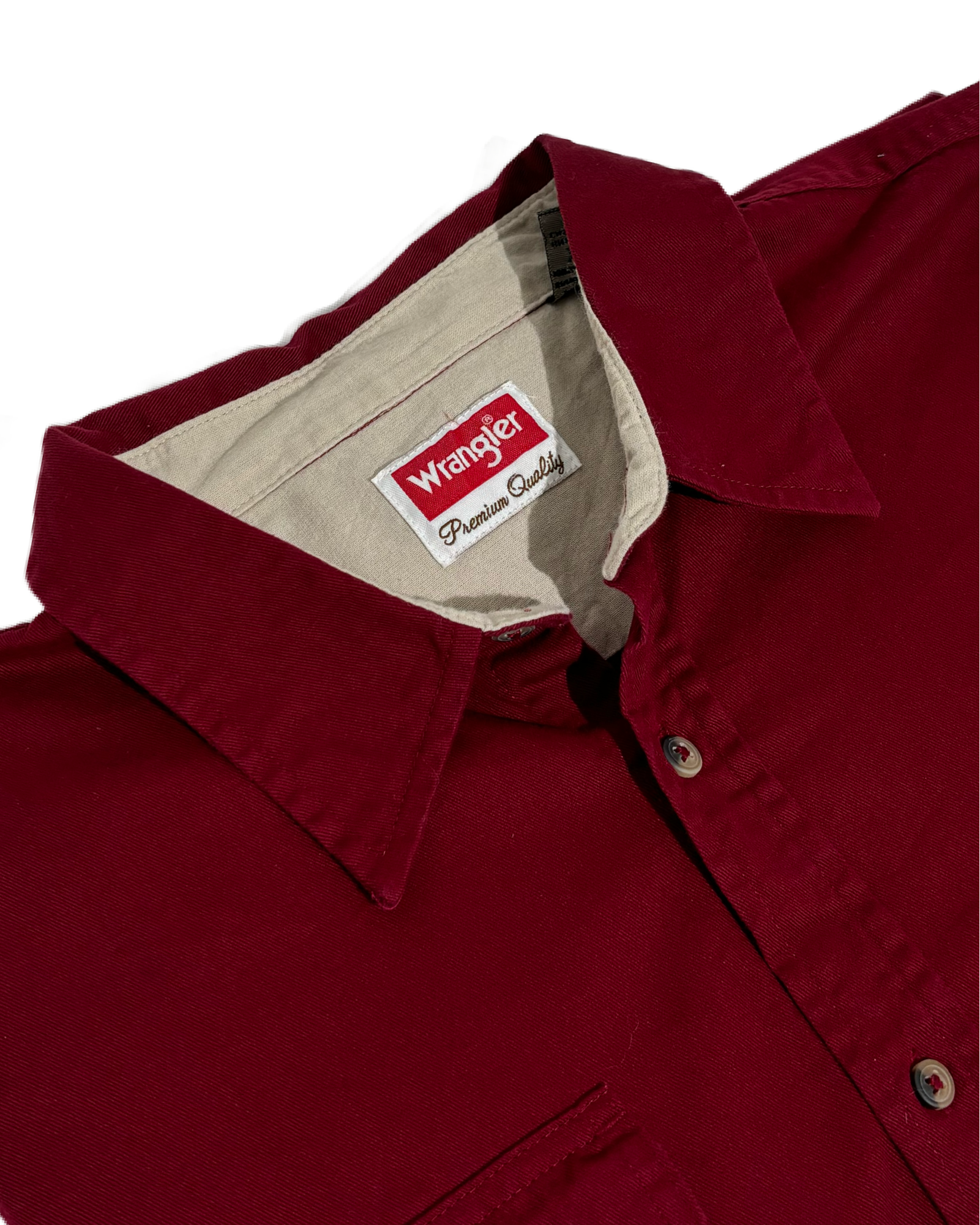 Wrangler Burgundy Premium Cotton Košulja Wrangler