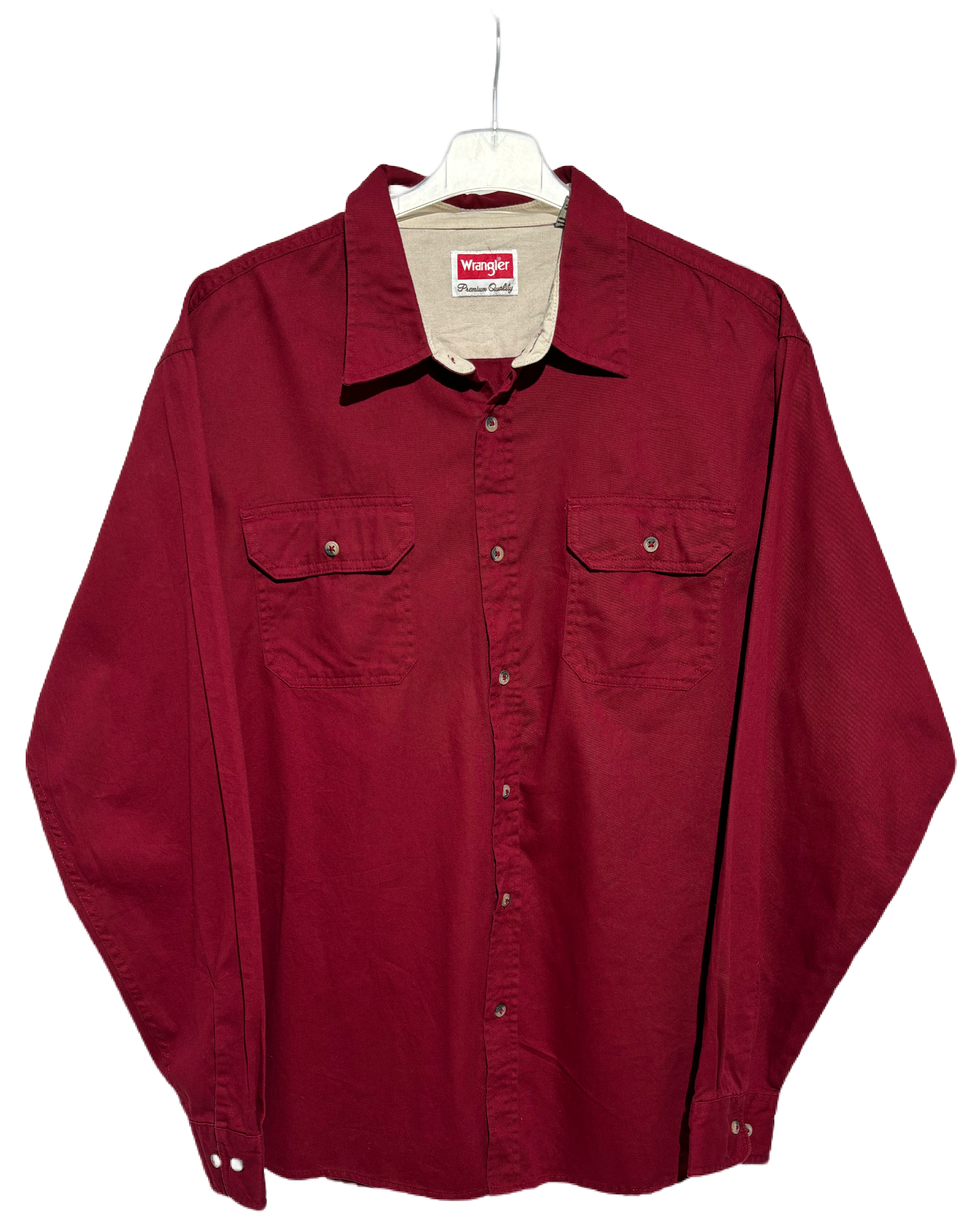 Wrangler Burgundy Premium Cotton Košulja Wrangler