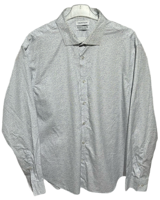 Calvin Klein Blue Dot Pattern Košulja Calvin Klein