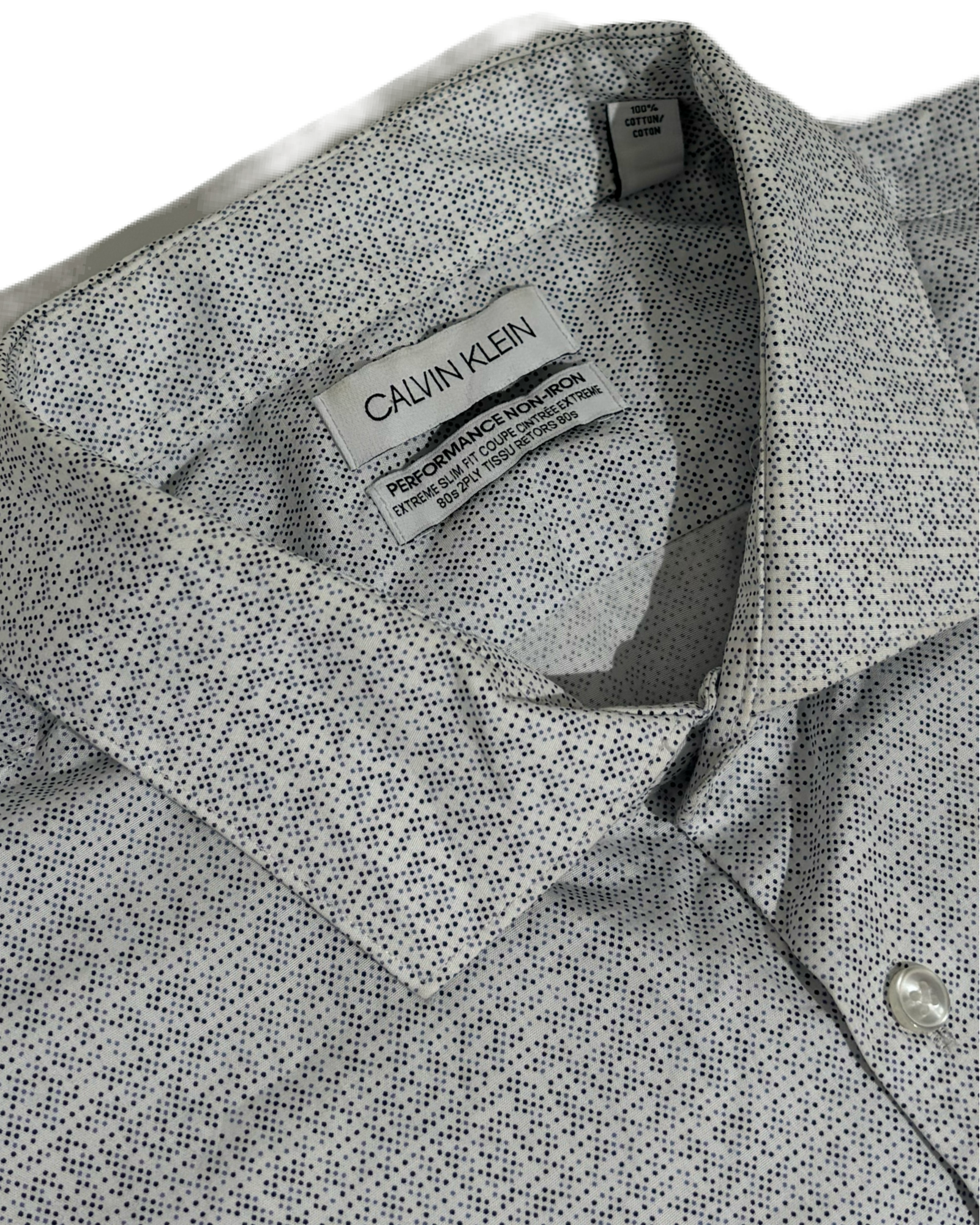 Calvin Klein Blue Dot Pattern Košulja Calvin Klein