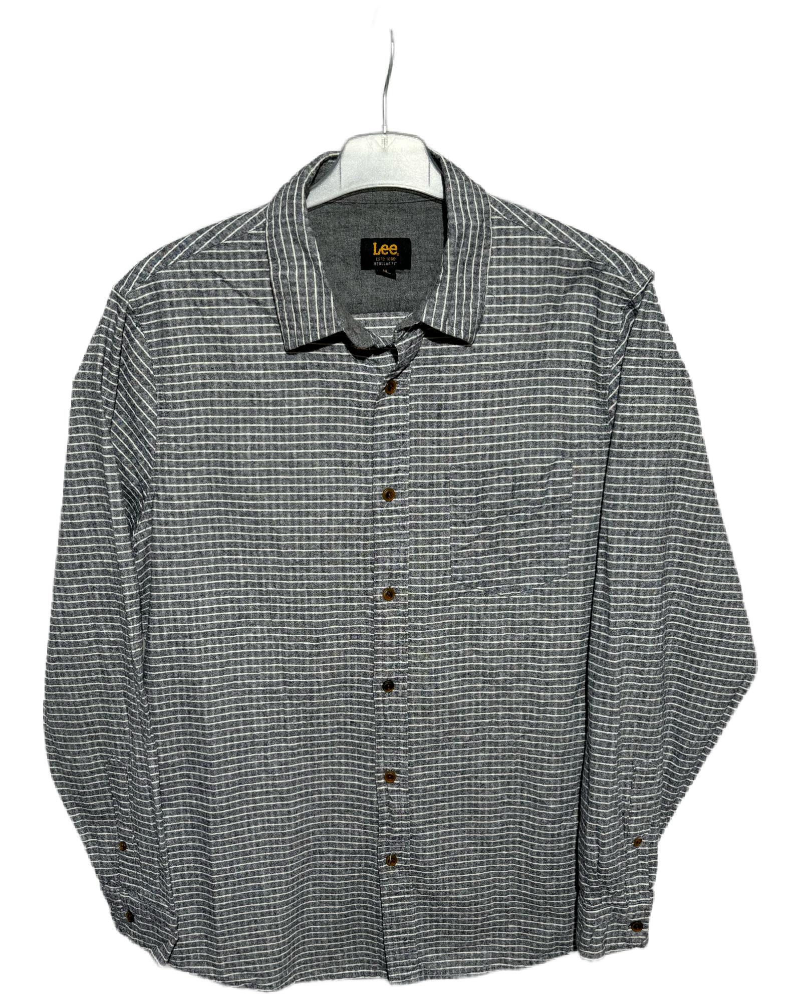 Lee Grey Checkered Casual Košulja Lee