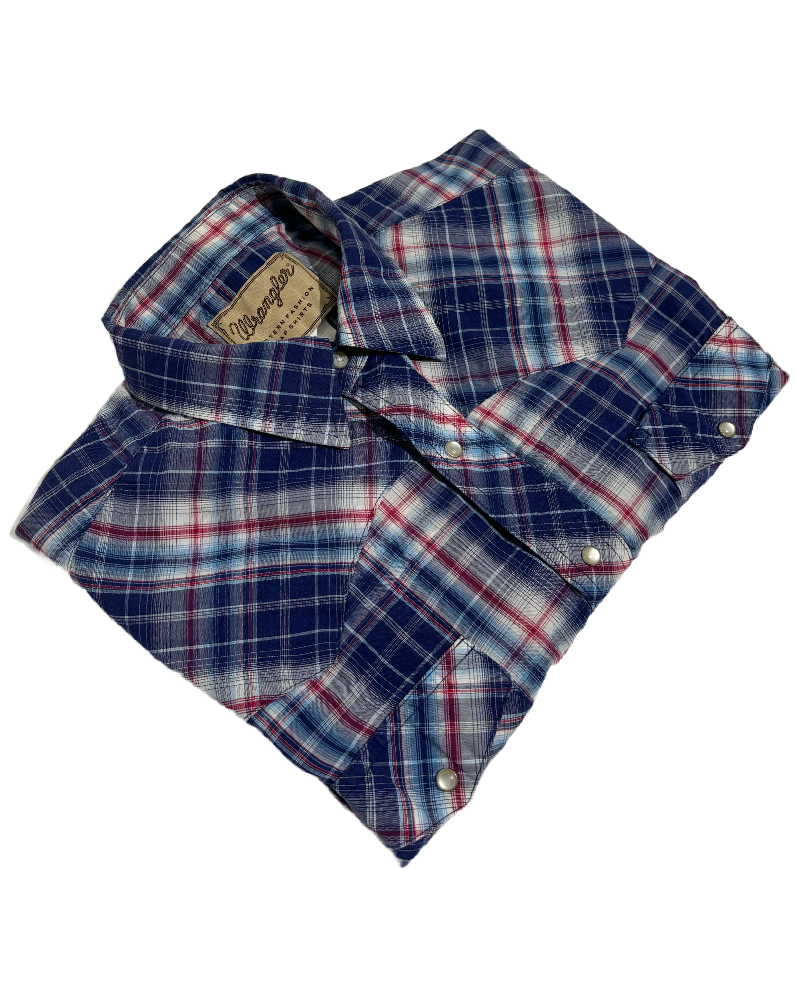 Wrangler Blue Checkered Western Košulja Wrangler