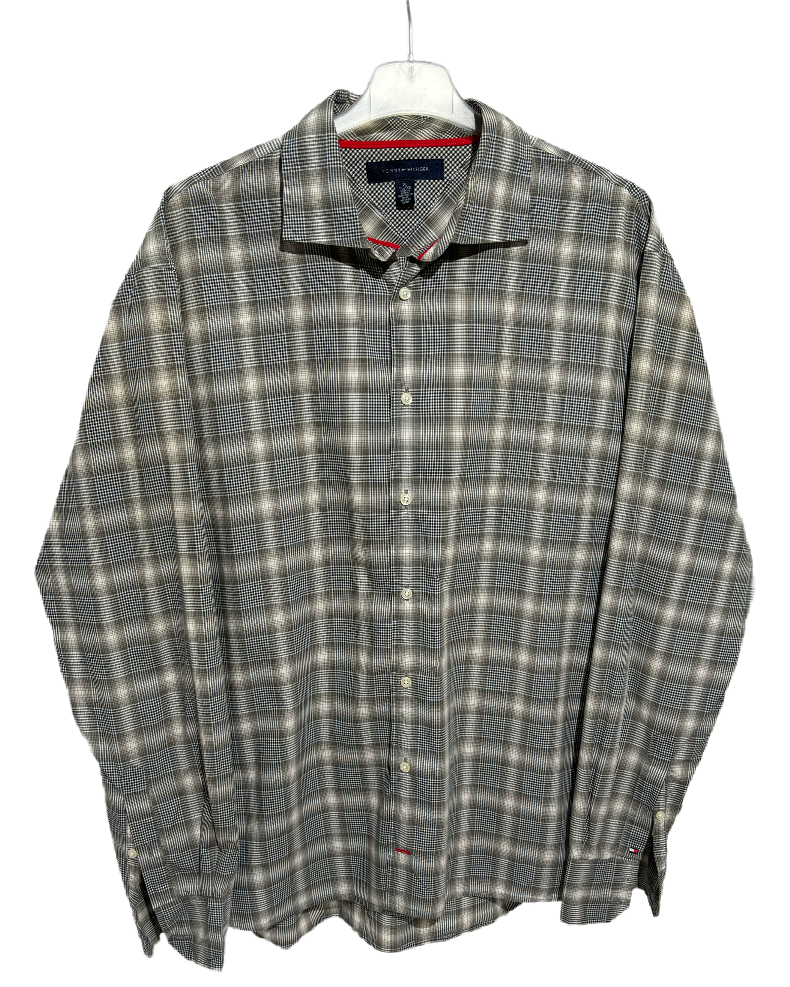 Tommy Hilfiger Olive Checkered Košulja