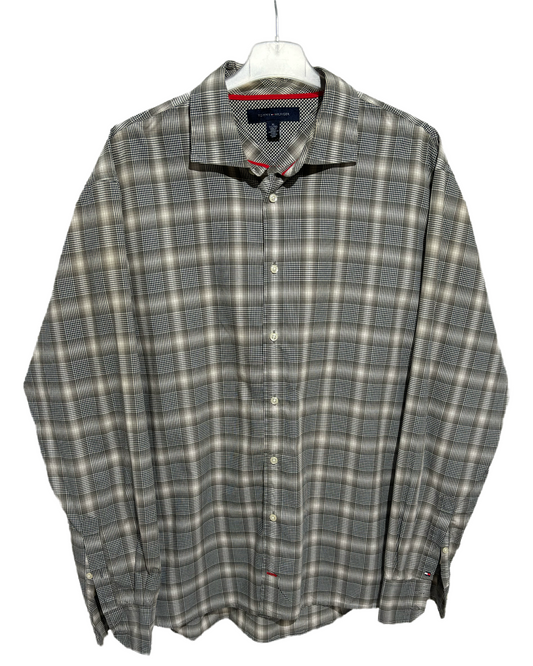 Tommy Hilfiger Olive Checkered Košulja Tommy Hilfiger