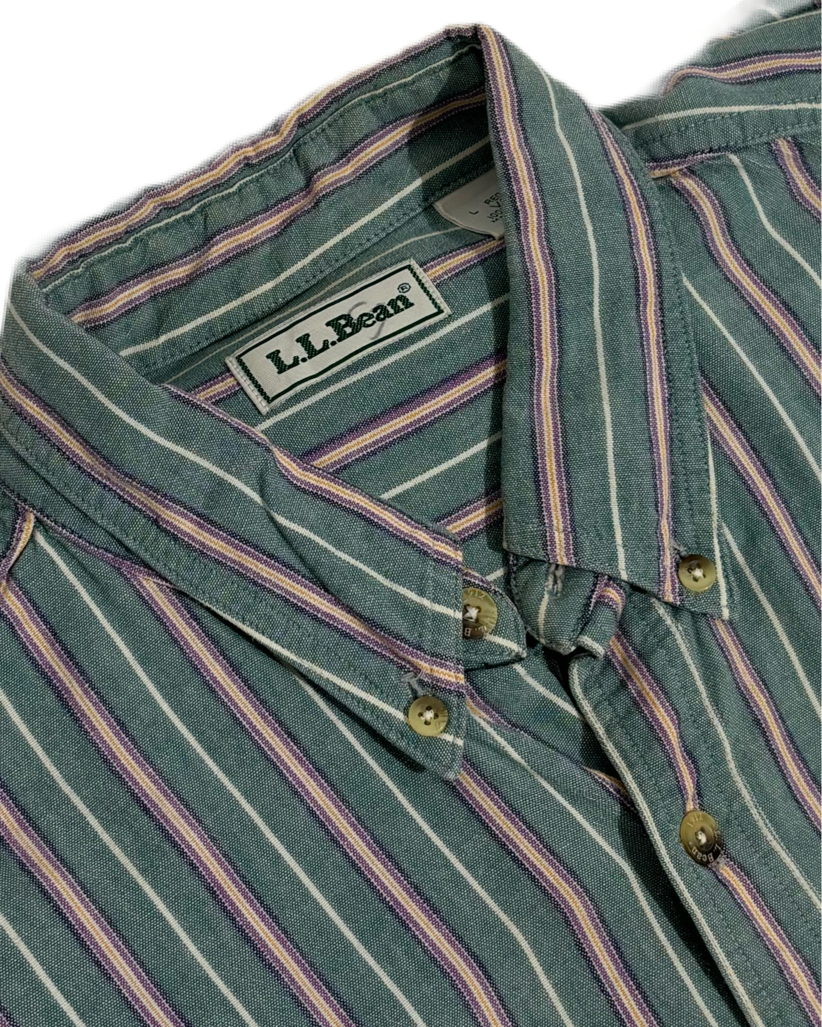 Kiwi Blossom 80s Striped Košulja HELM:VNTG