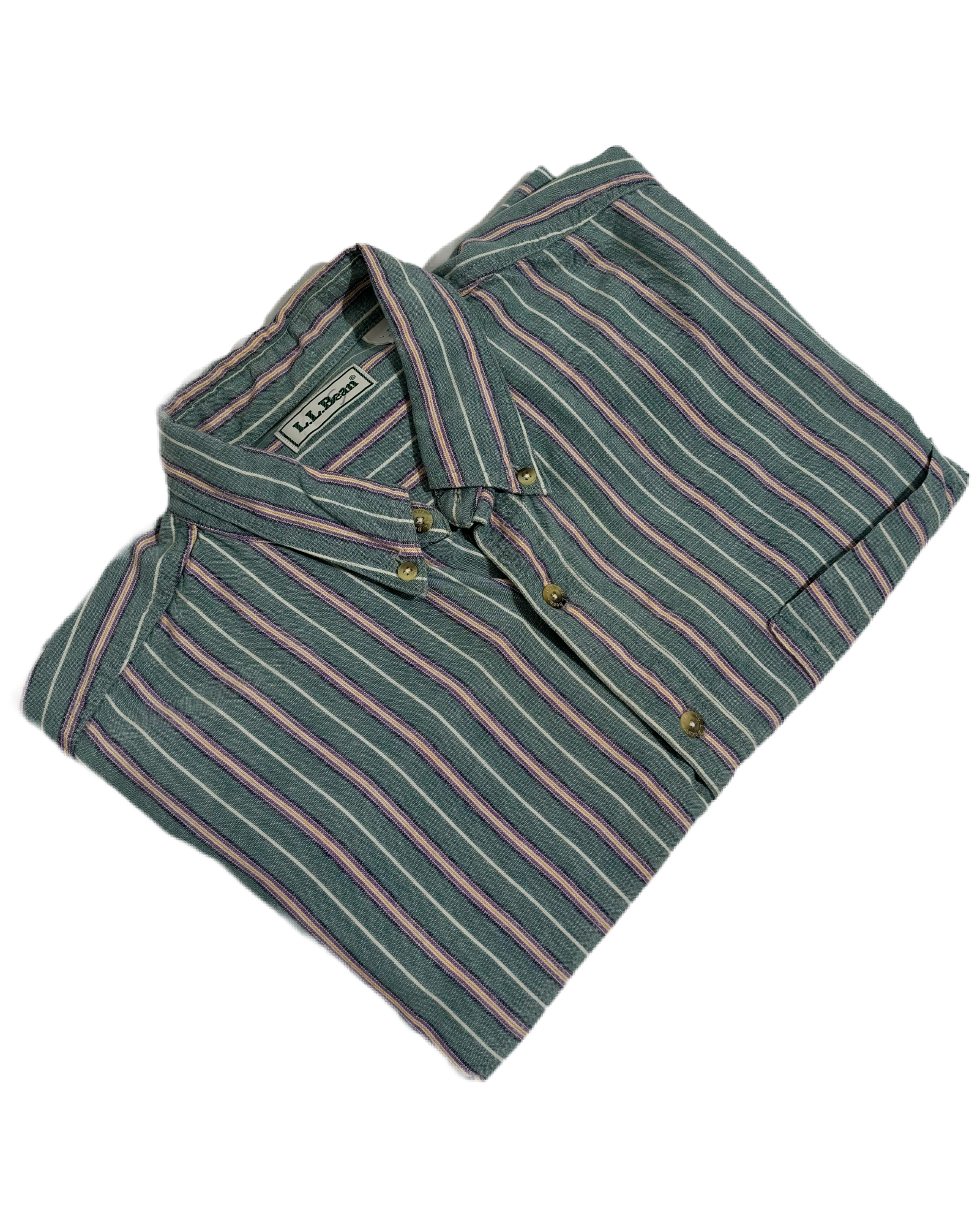 Kiwi Blossom 80s Striped Košulja HELM:VNTG