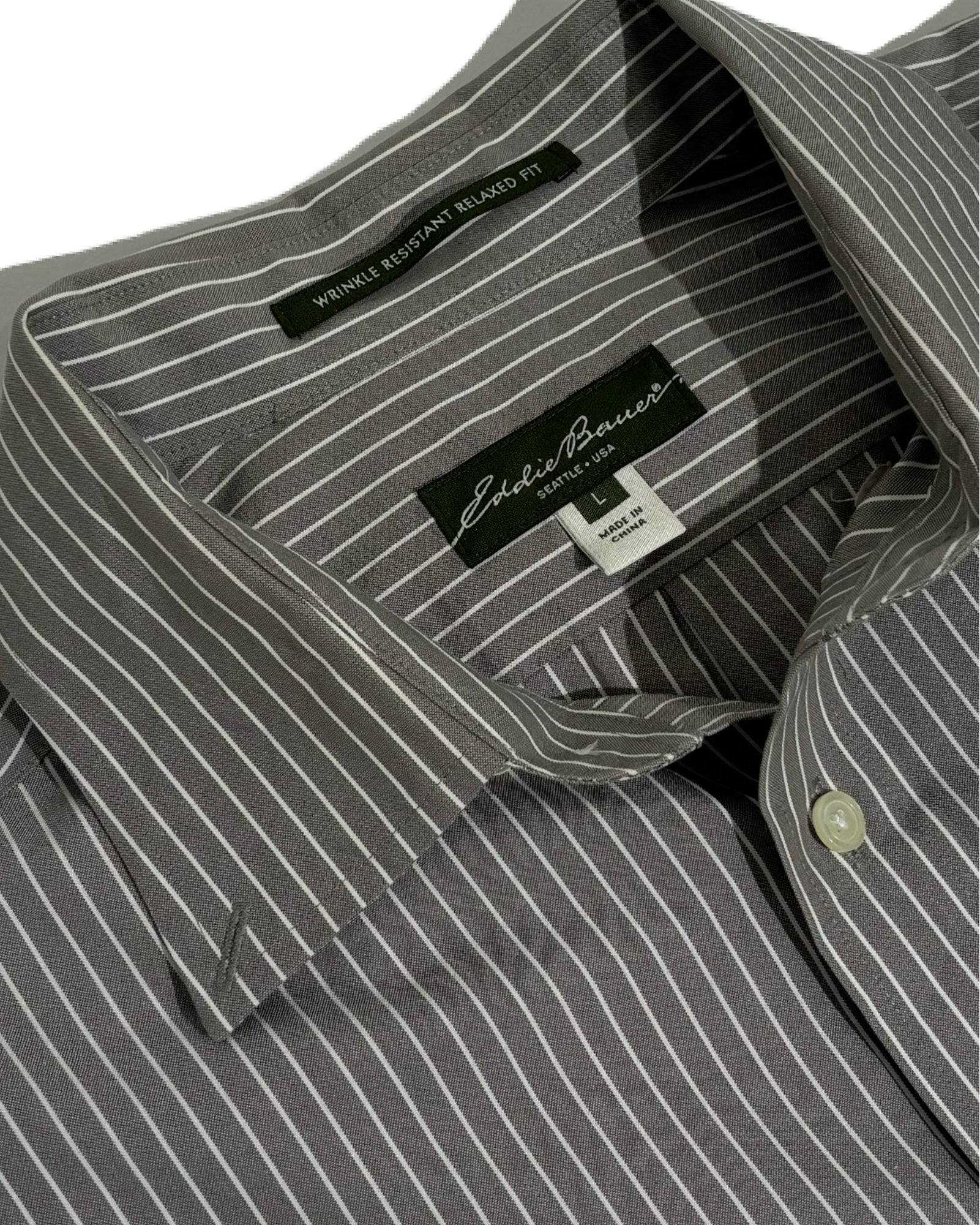 Eddie Bauer Grey Striped Košulja