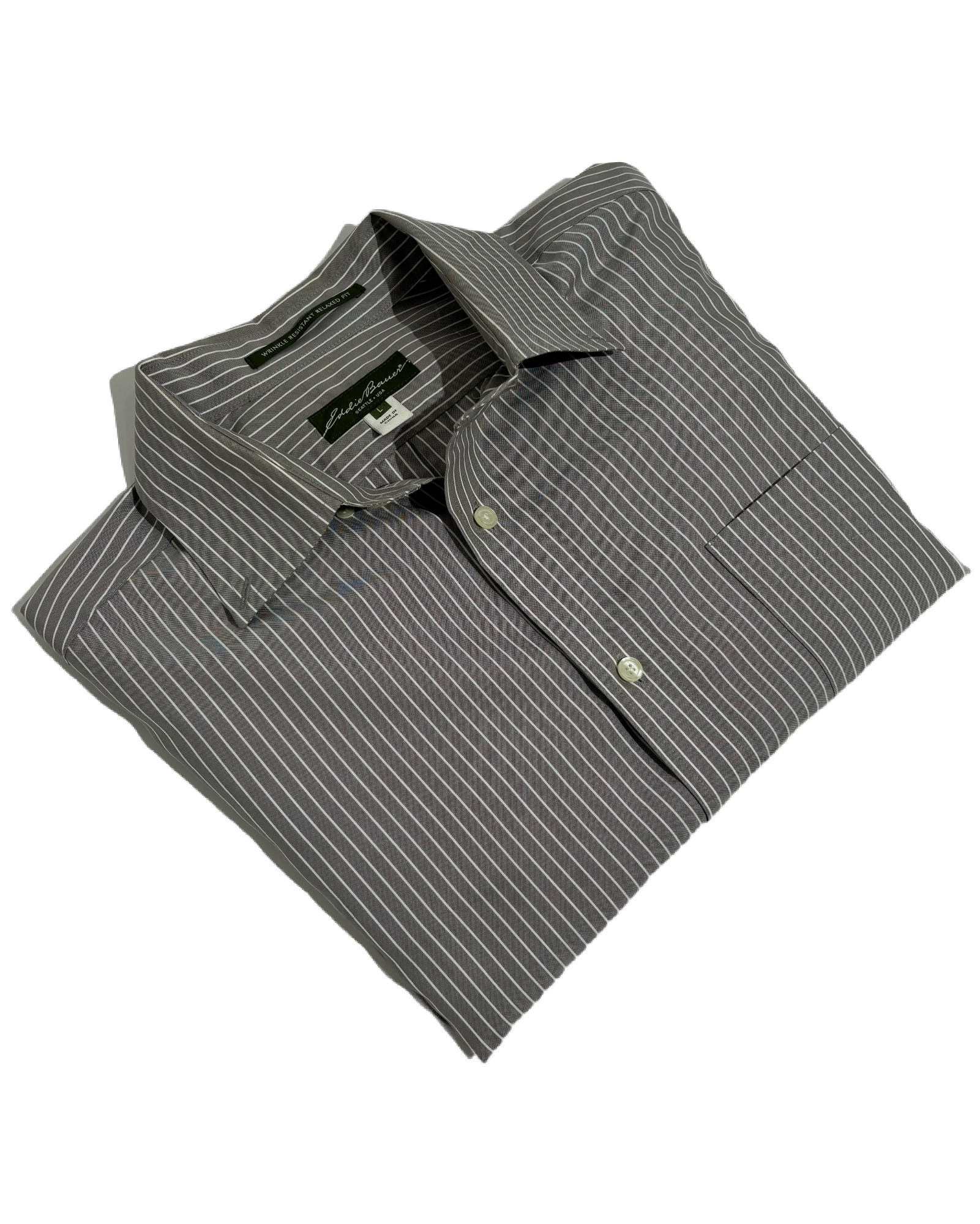 Eddie Bauer Grey Striped Košulja