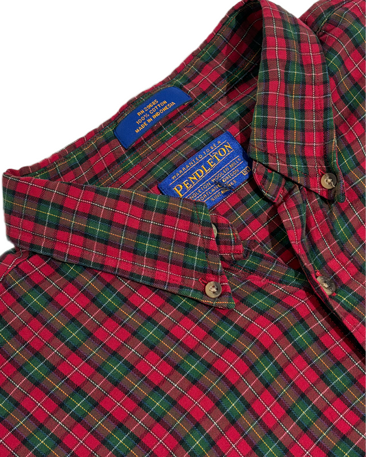 Pendleton Red 90s Checkered Košulja Pendelton