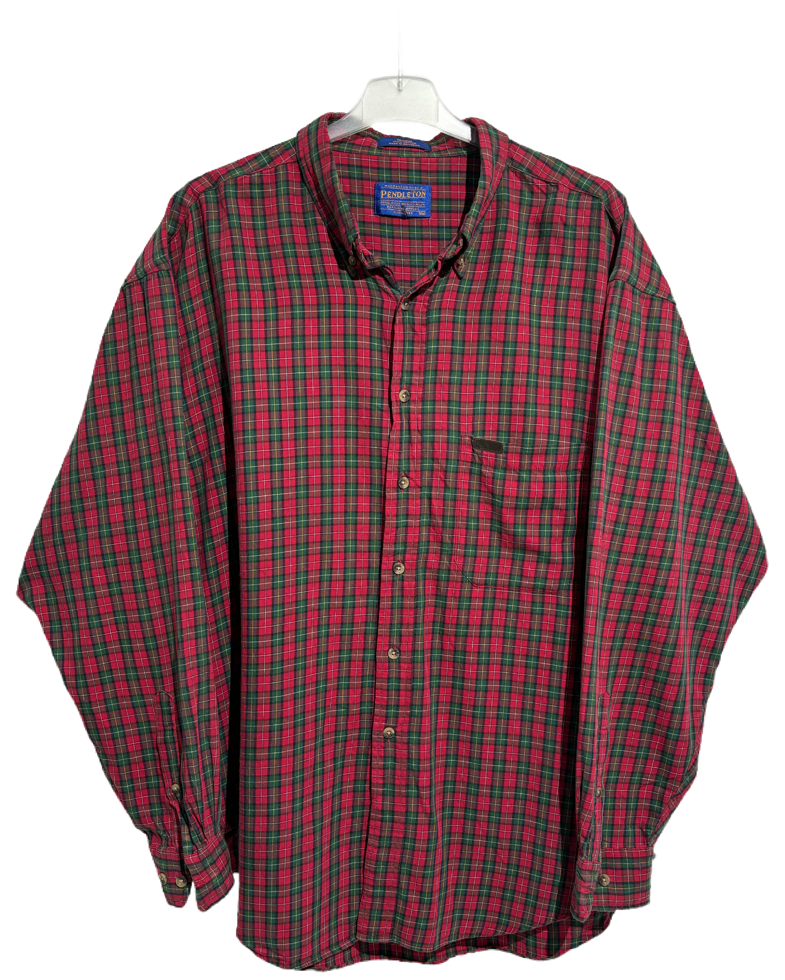 Pendleton Red 90s Checkered Košulja Pendelton