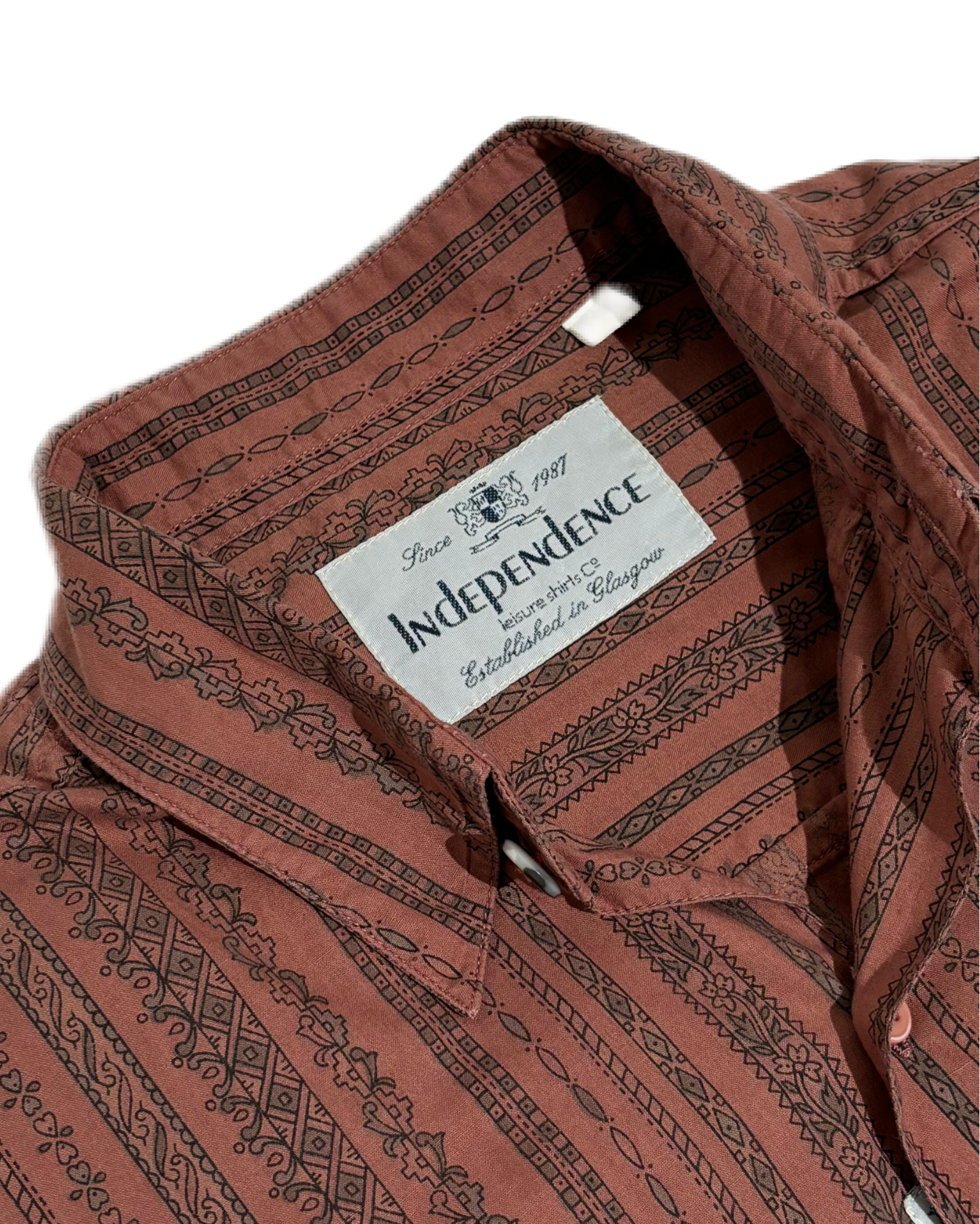 Vintage Wanderer 70s Ethnic Stripe Košulja