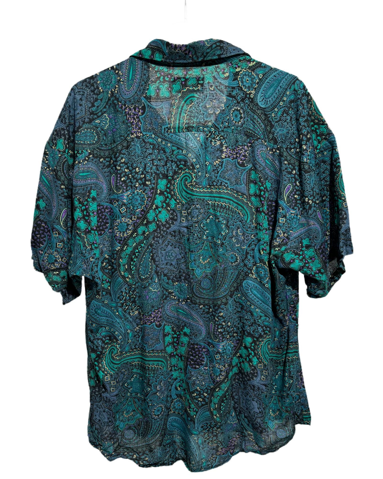 Emerald Tapestry 90s Boho Košulja HELM:VNTG