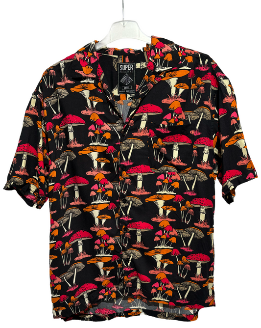 Psychedelic Forest 90s Mushroom Košulja HELM:VNTG