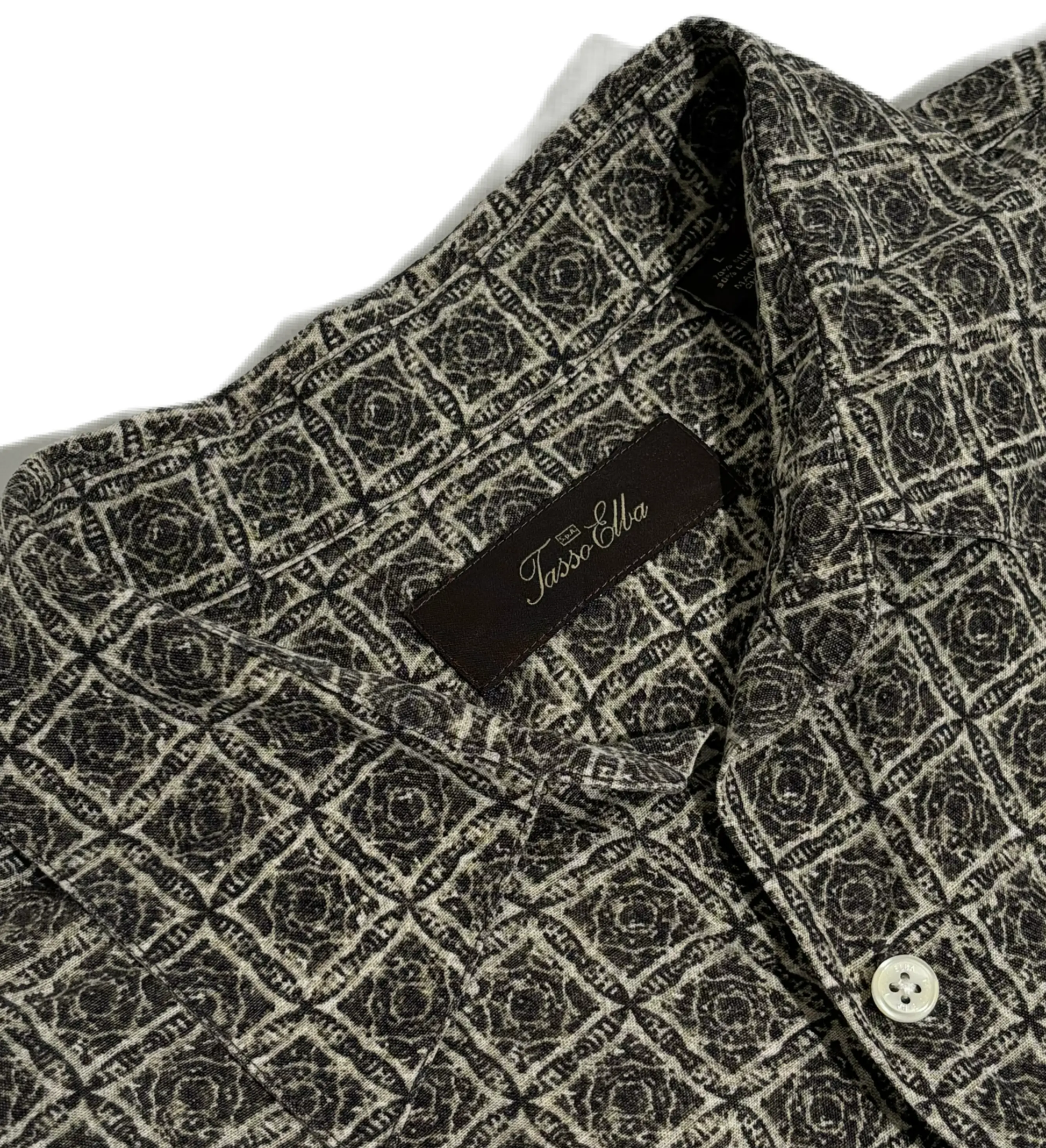 Monochrome Mosaic 90s Abstract Košulja HELM:VNTG