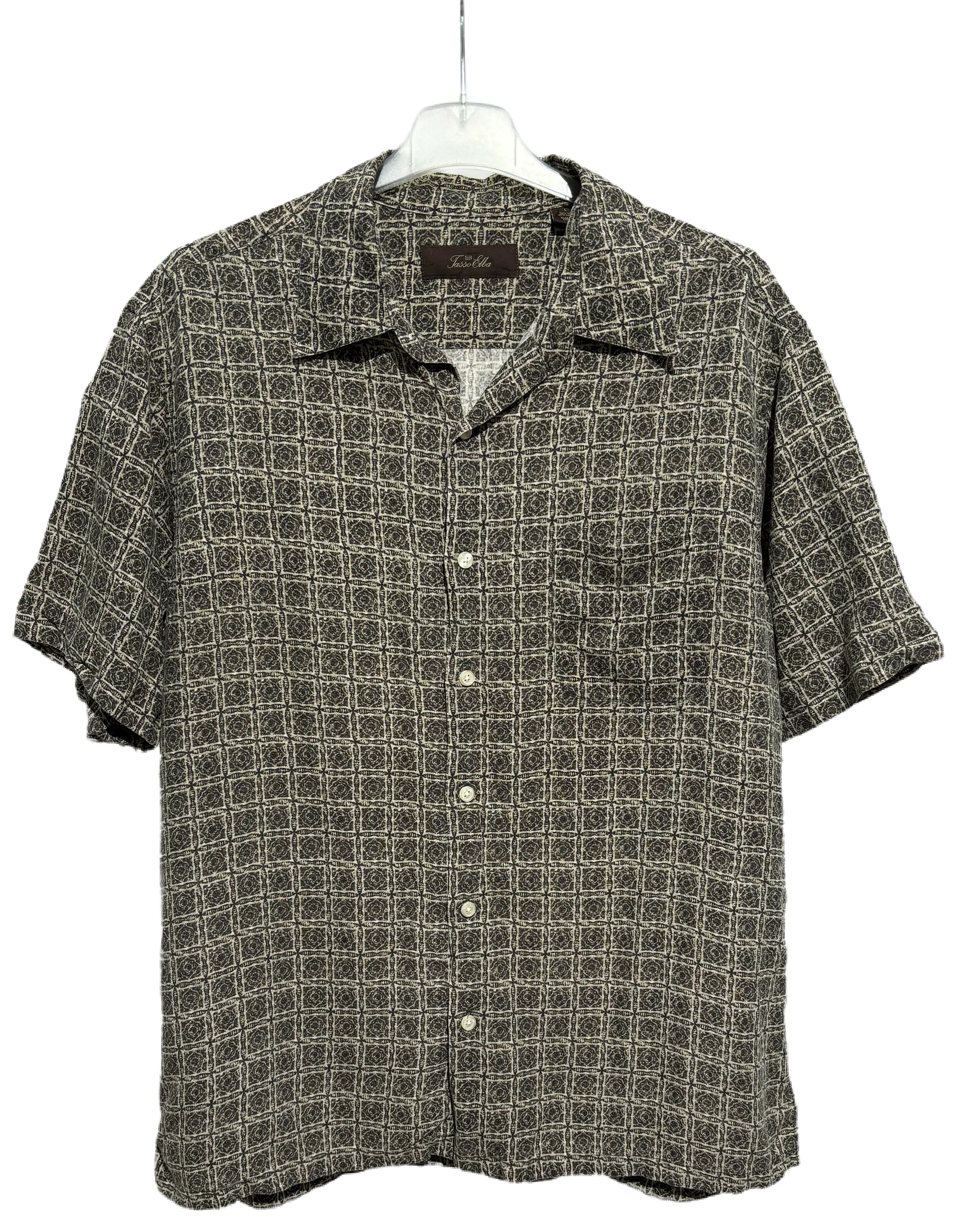 Monochrome Mosaic 90s Abstract Košulja HELM:VNTG