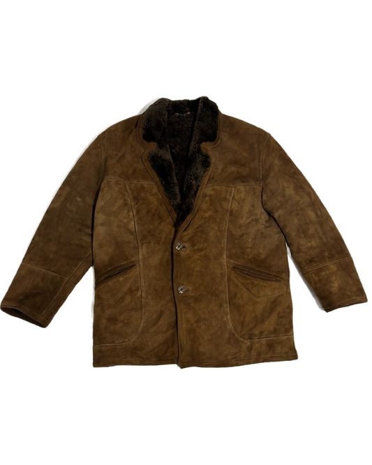 Alpine Rustic Shearling Kaput HELM:VNTG