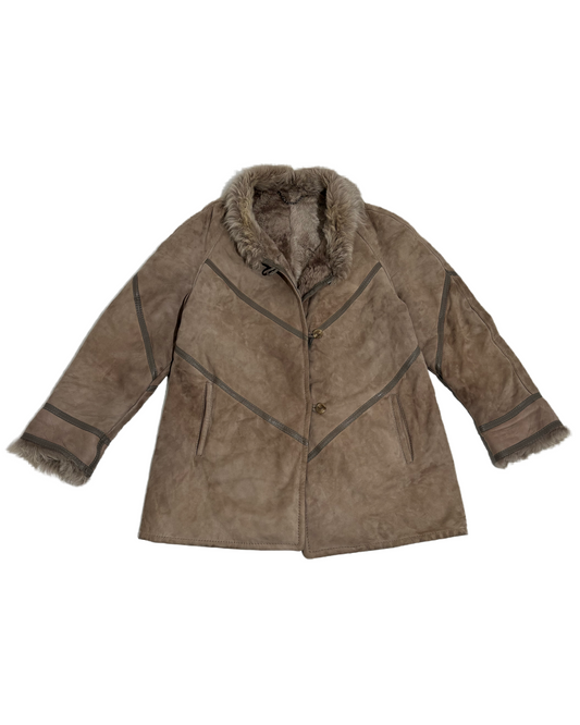 Arctic Elegance Shearling Kaput HELM:VNTG