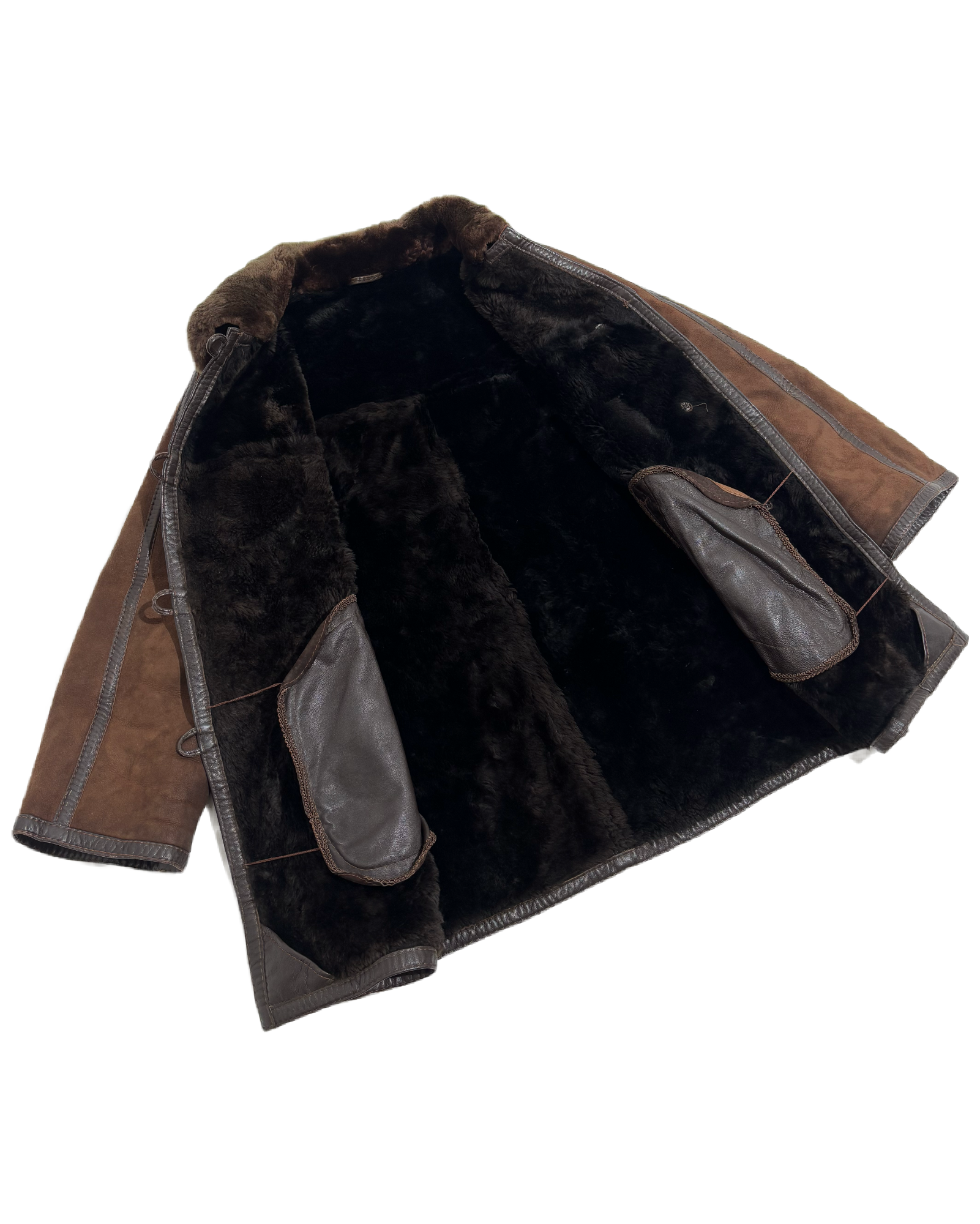 Forest Charm Shearling Kaput HELM:VNTG