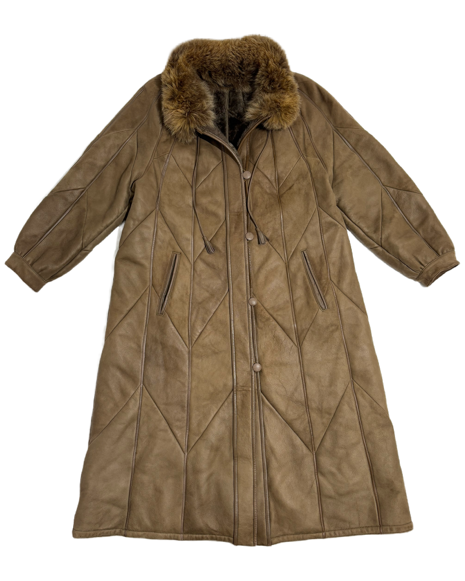 Alpine Elegance Shearling Kaput HELM:VNTG