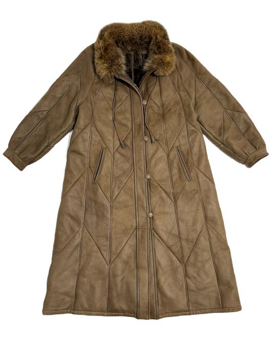 Alpine Elegance Shearling Kaput HELM:VNTG