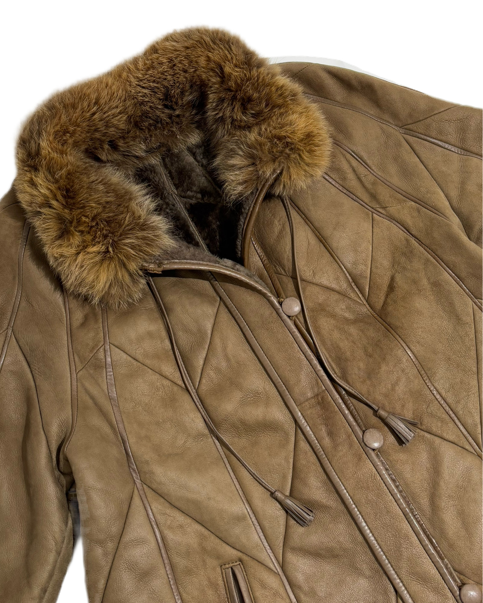 Alpine Elegance Shearling Kaput HELM:VNTG