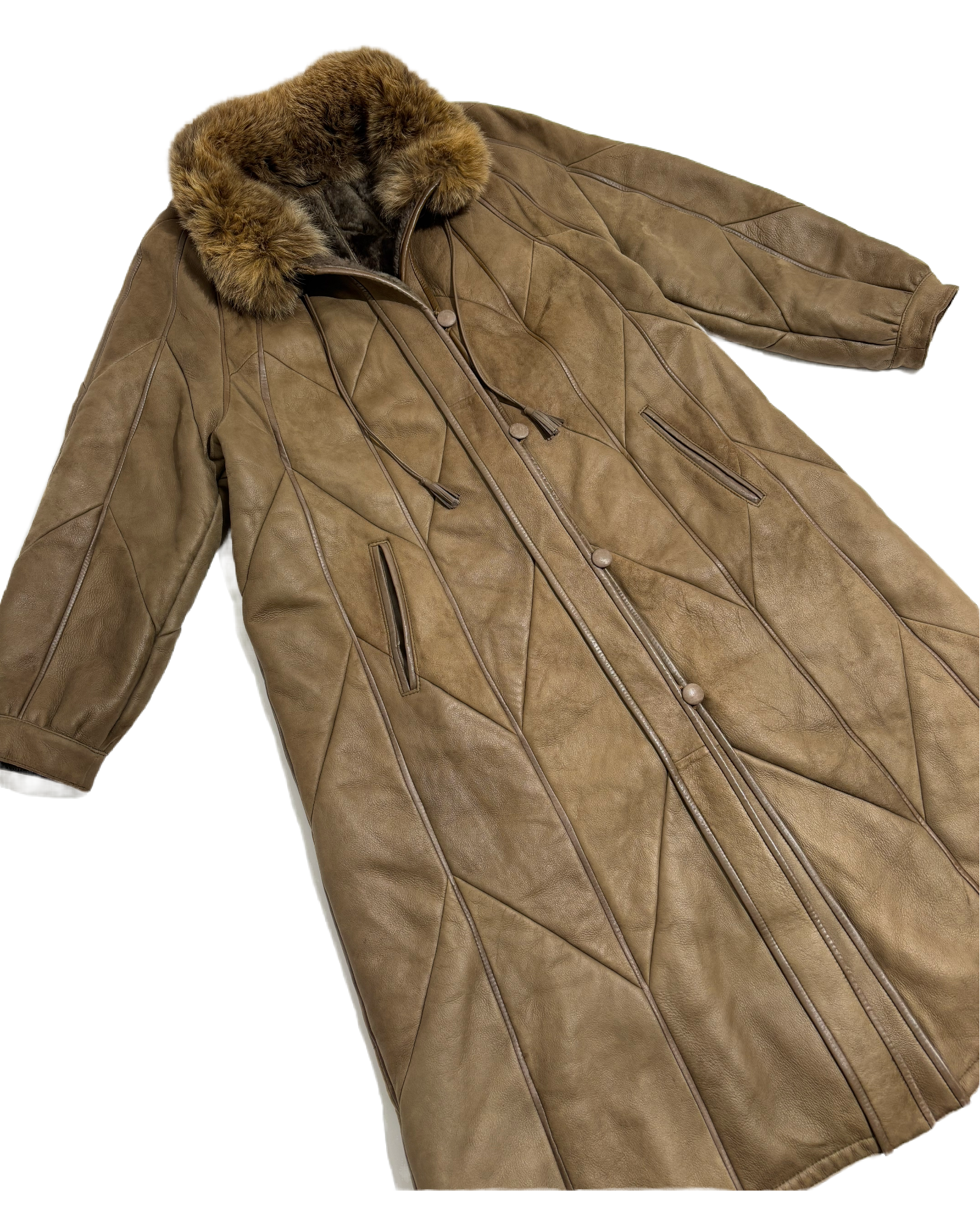 Alpine Elegance Shearling Kaput HELM:VNTG