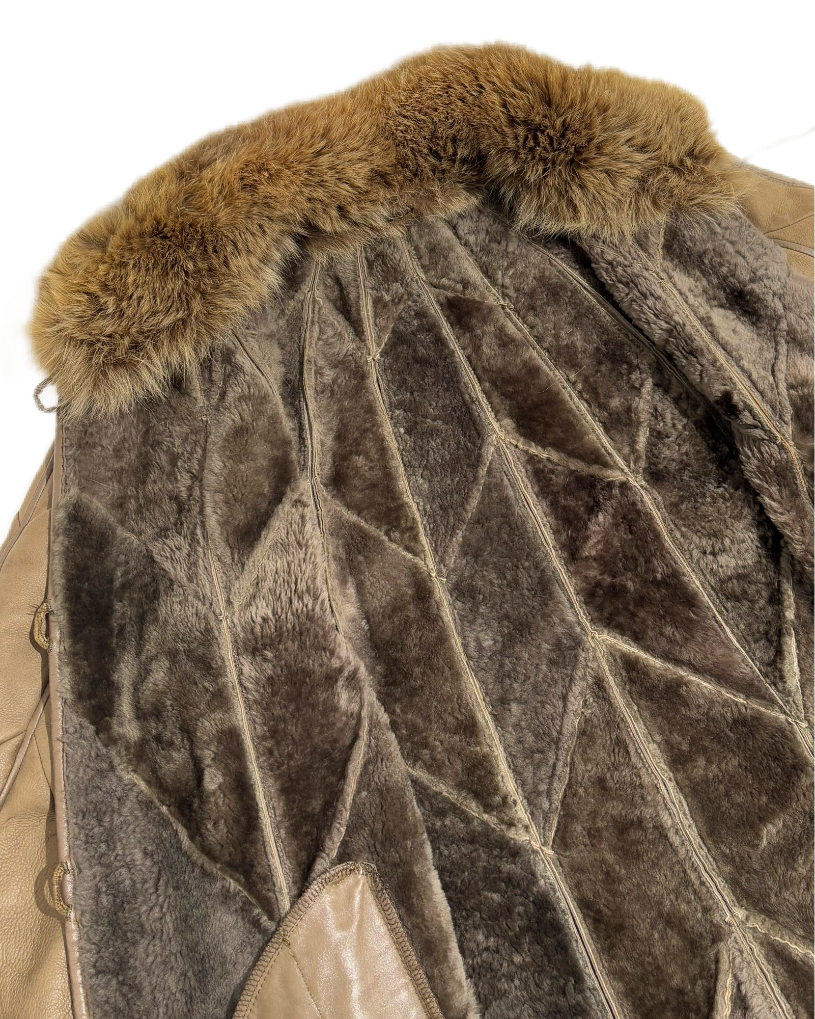 Alpine Elegance Shearling Kaput HELM:VNTG