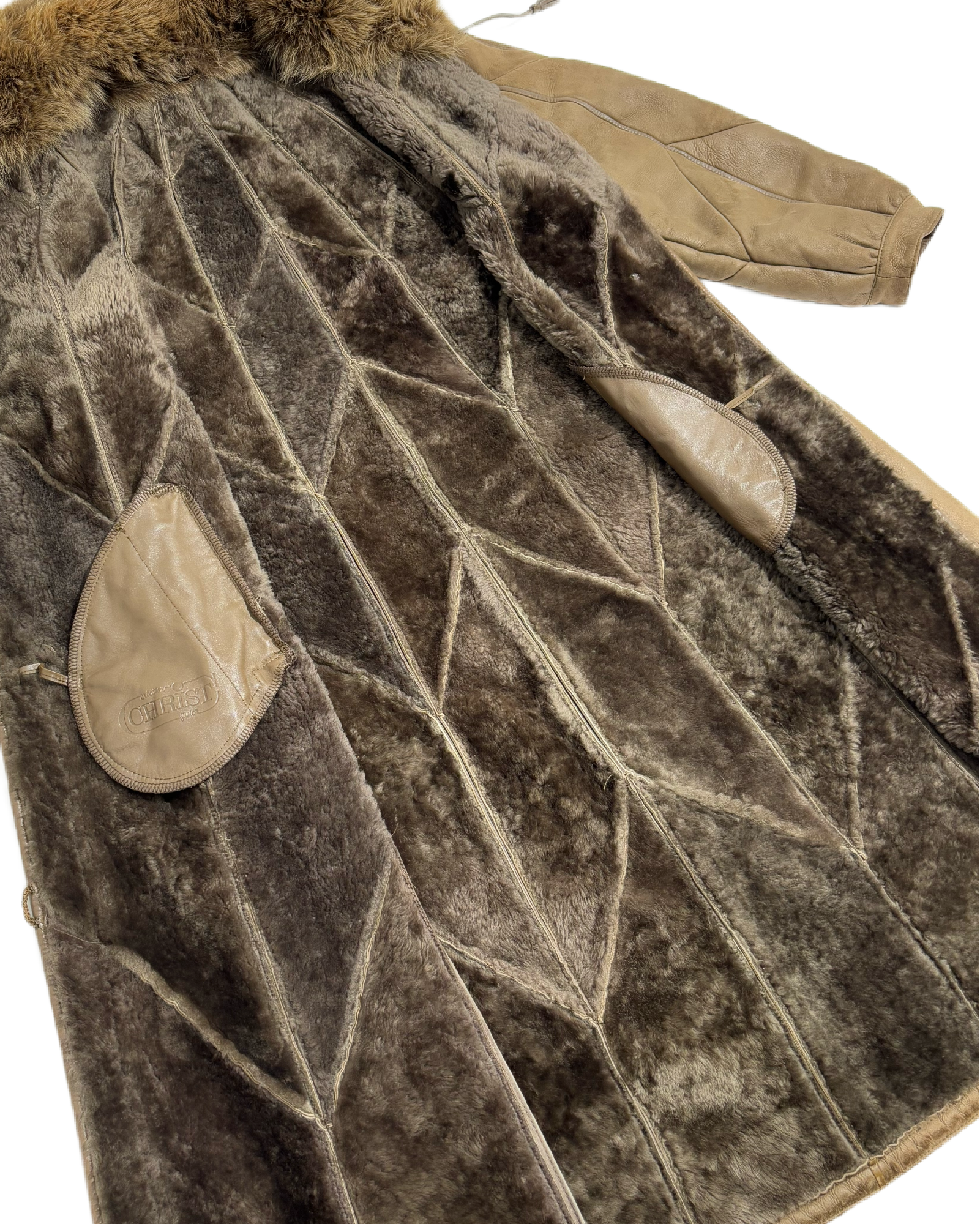 Alpine Elegance Shearling Kaput HELM:VNTG