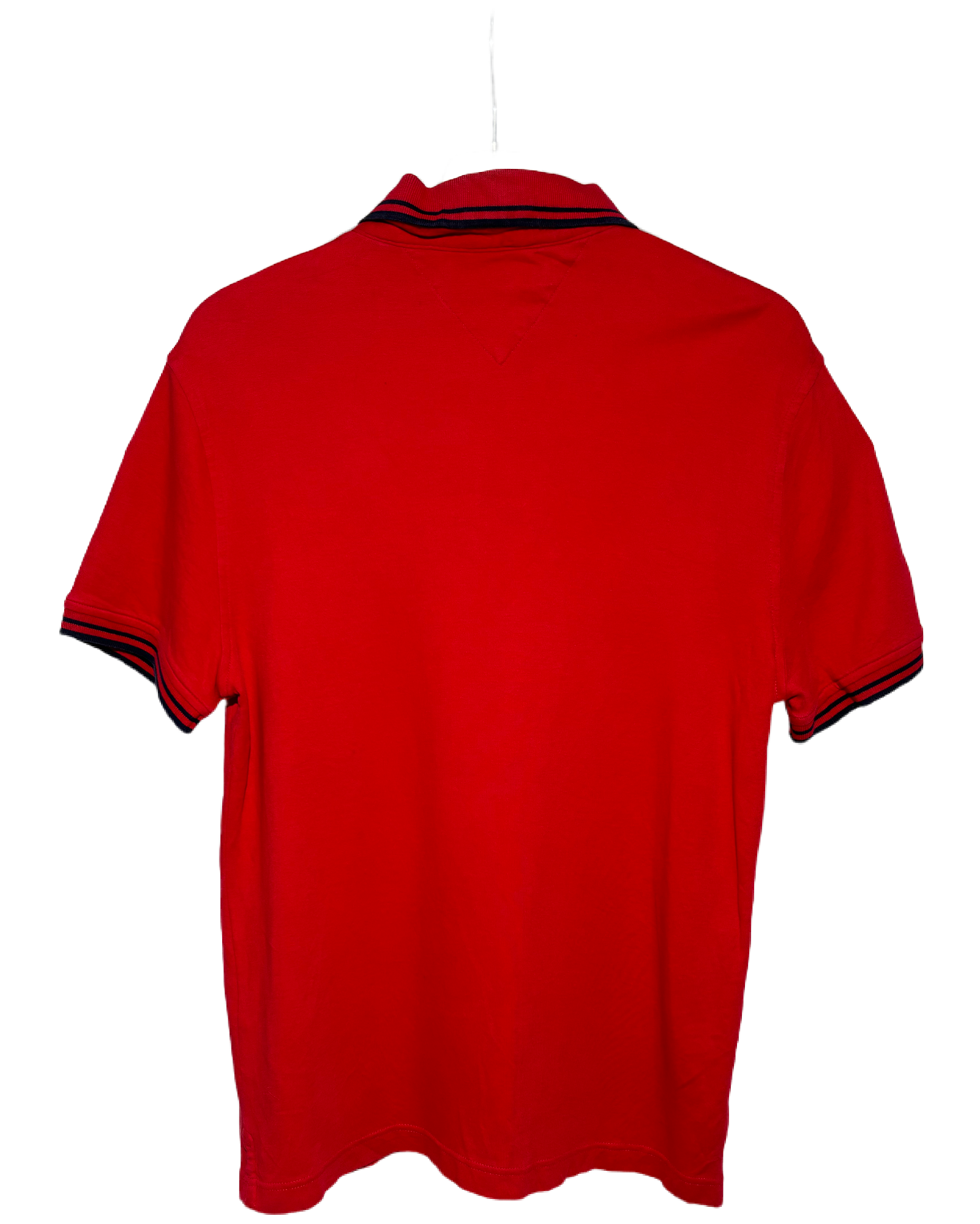 Tommy Hilfiger Red Classic Plain Polo Majica Tommy Hilfiger