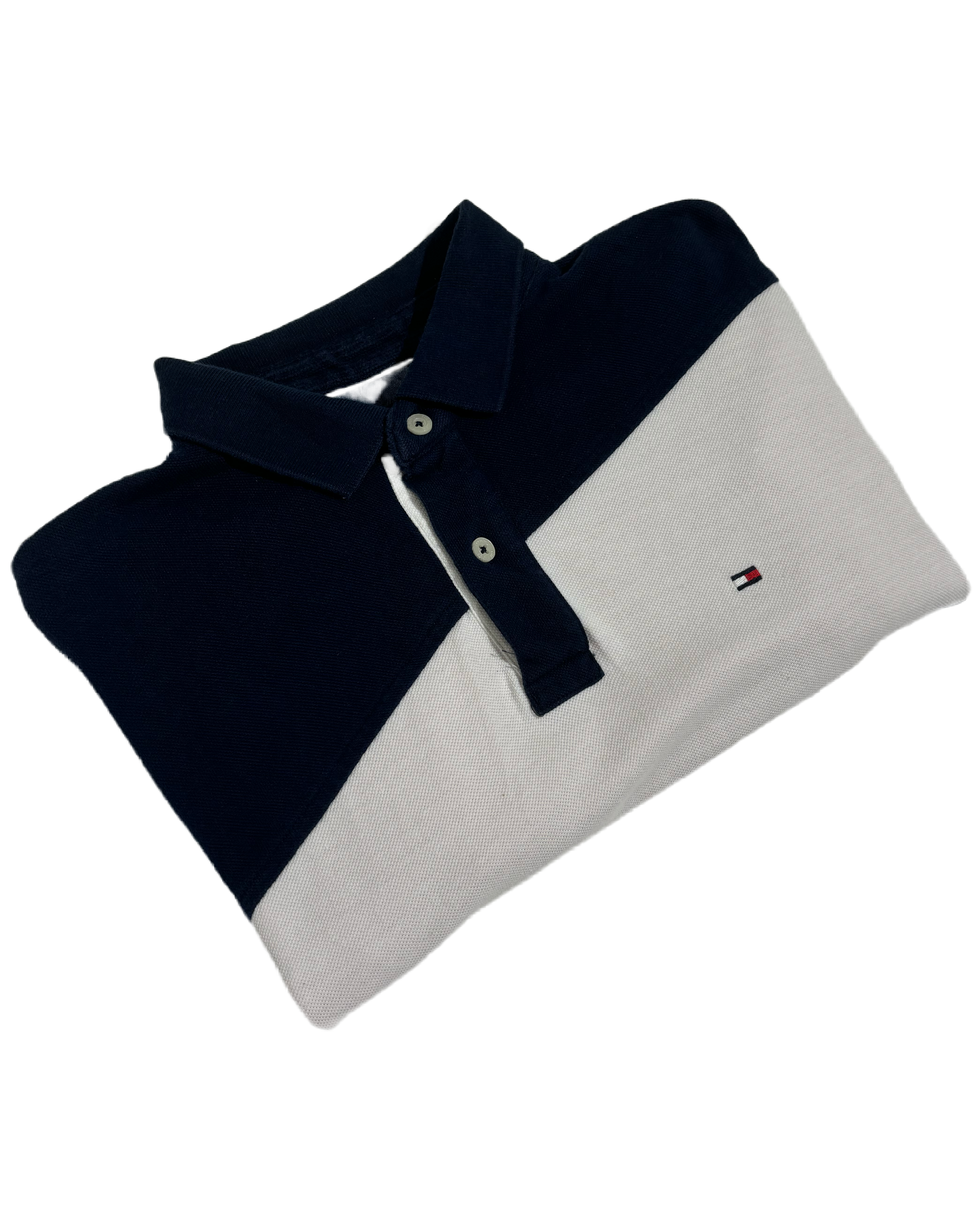 Tommy Hilfiger Navy Flag Striped Polo Majica Tommy Hilfiger