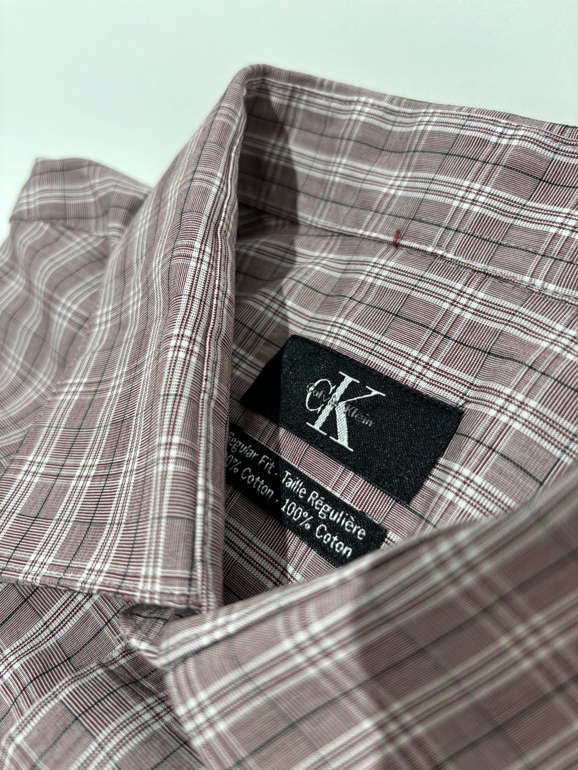 Calvin Klein Brown Pink Checkered Košulja Calvin Klein