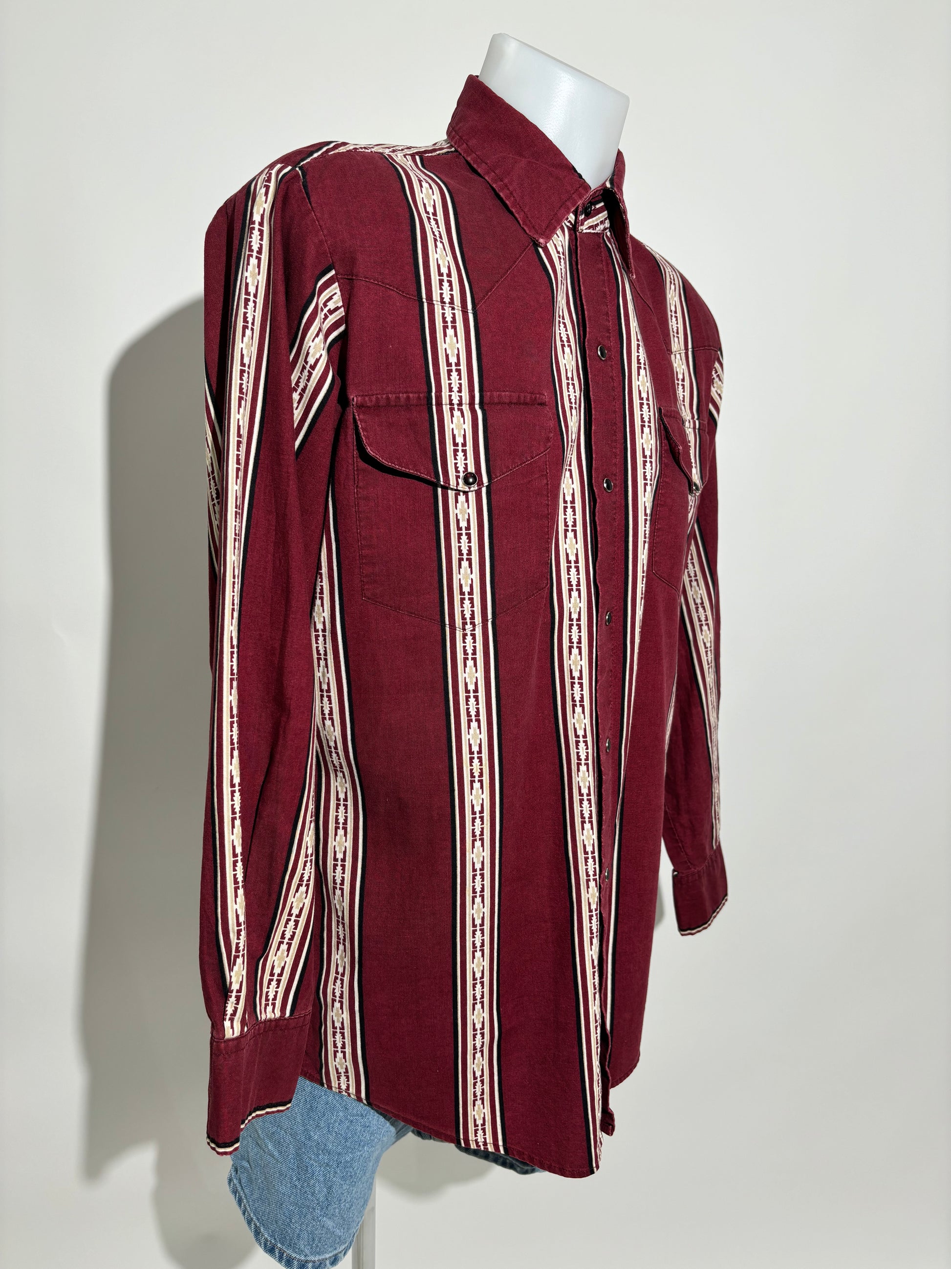 Rustic Plaid 70s Vintage Košulja HELM:VNTG