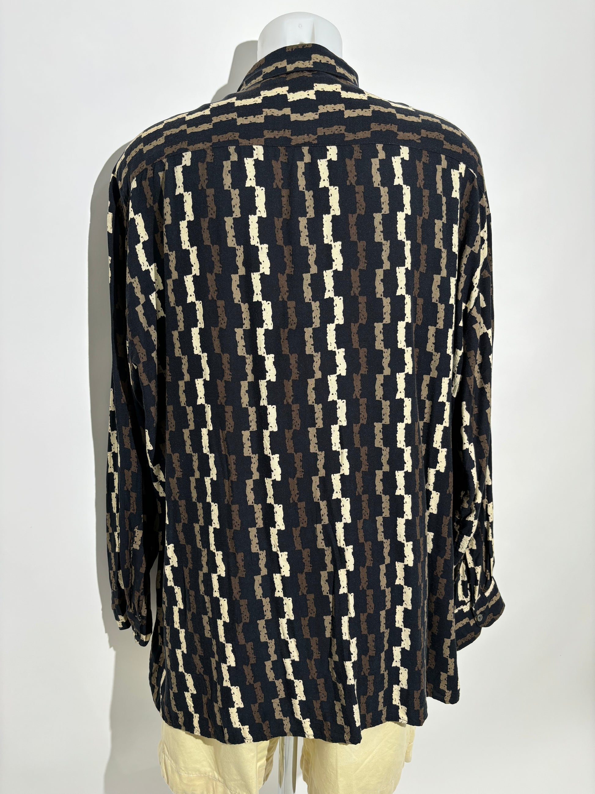 Abstract Pattern 80s Retro Košulja HELM:VNTG