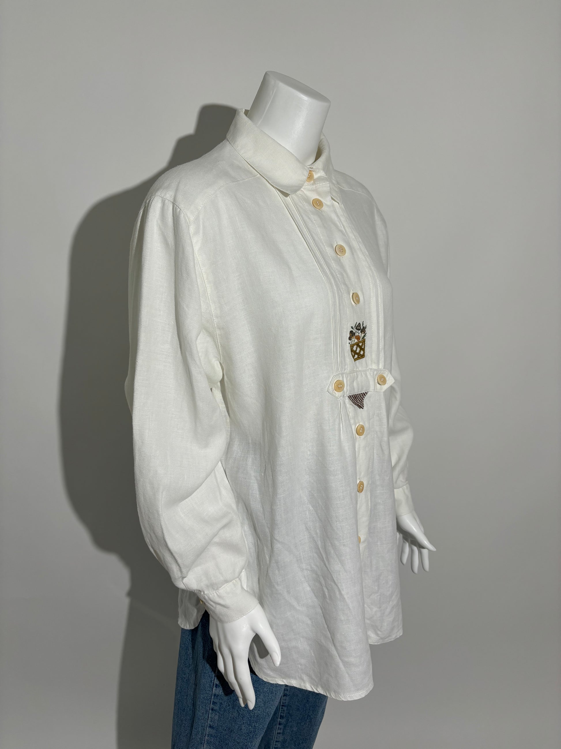 Harvest Basket 80s Rustic Košulja HELM:VNTG