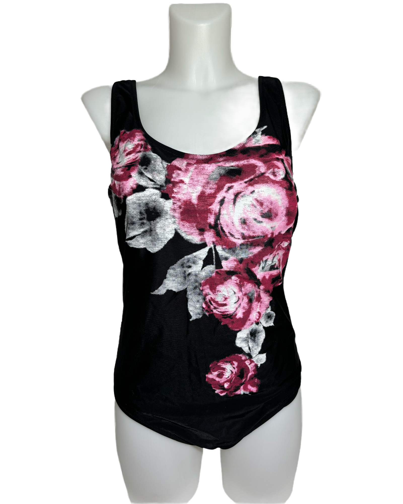 Romantic Roses 80s Floral Jednodelni Kupaći HELM:VNTG