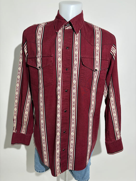 Rustic Plaid 70s Vintage Košulja HELM:VNTG