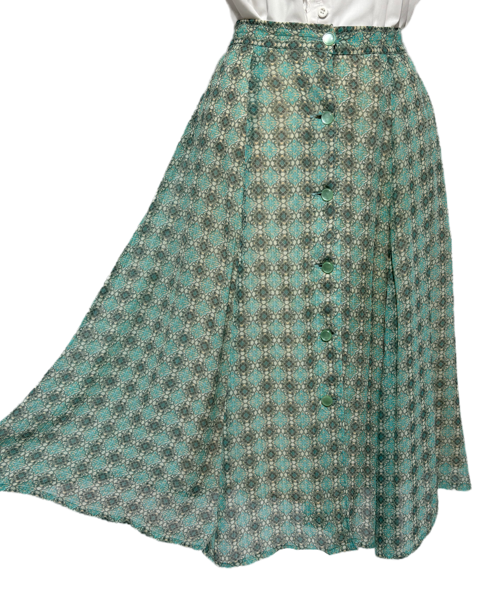 Vintage Mosaic 90s Suknja HELM:VNTG