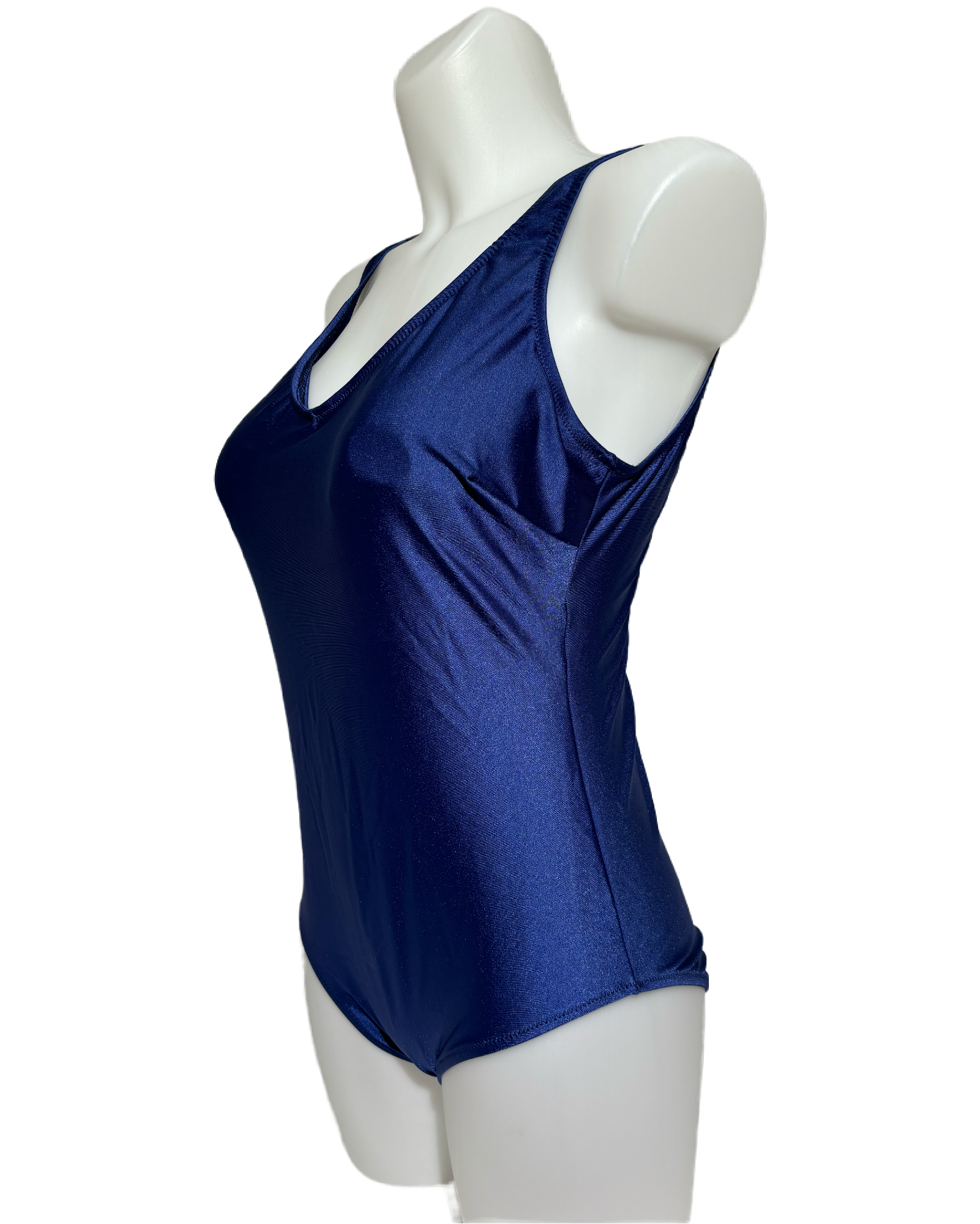 Blue Elegance 80s Classic Jednodelni Kupaći HELM:VNTG