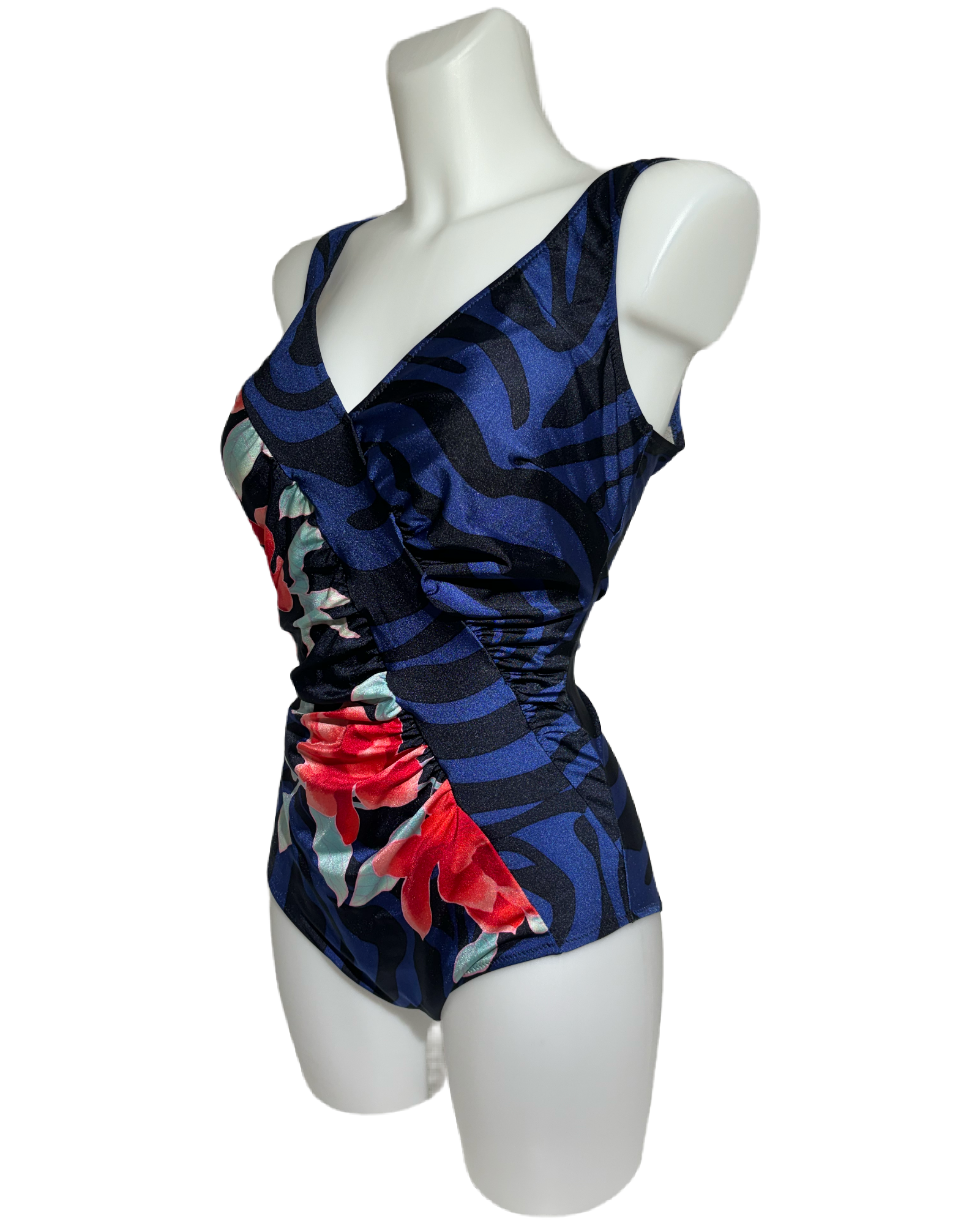 Tropical Vibes 90s Floral Jednodelni Kupaći HELM:VNTG