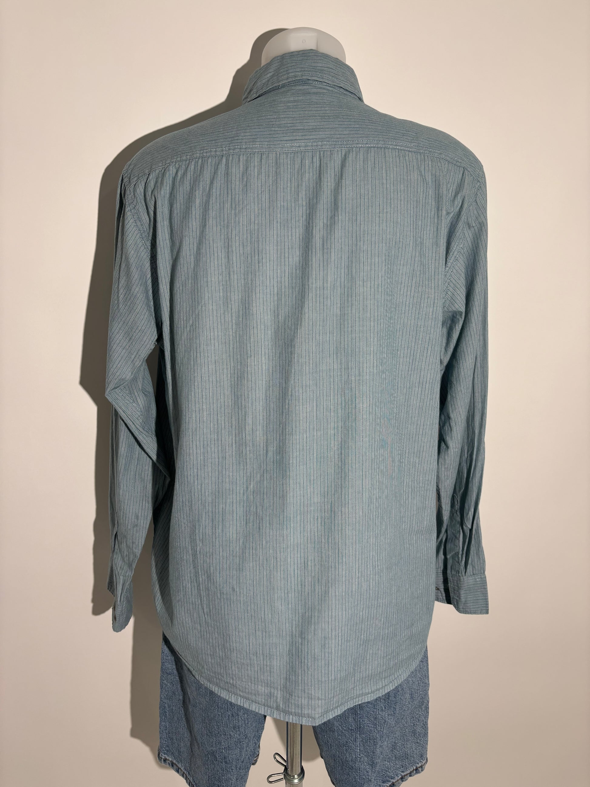 Lee Dungarees Sky Blue Striped Košulja Lee