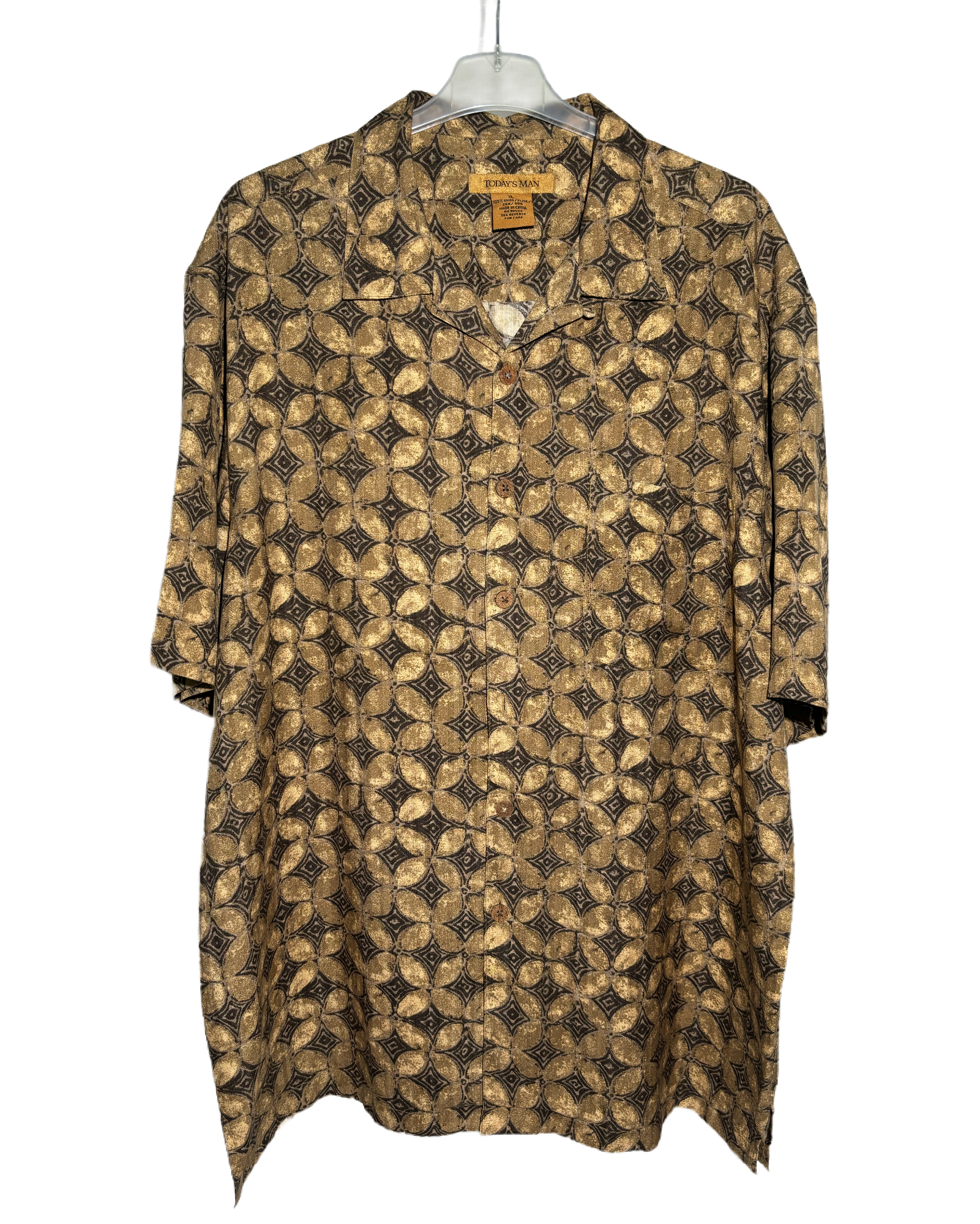 Rustic Crunch 90s Pattern Hawaiian Košulja HELM:VNTG