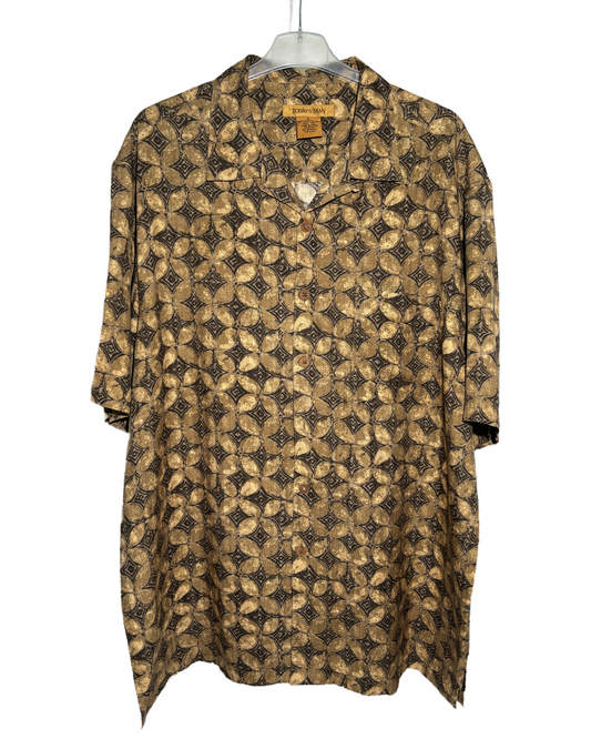 Rustic Crunch 90s Pattern Hawaiian Košulja HELM:VNTG