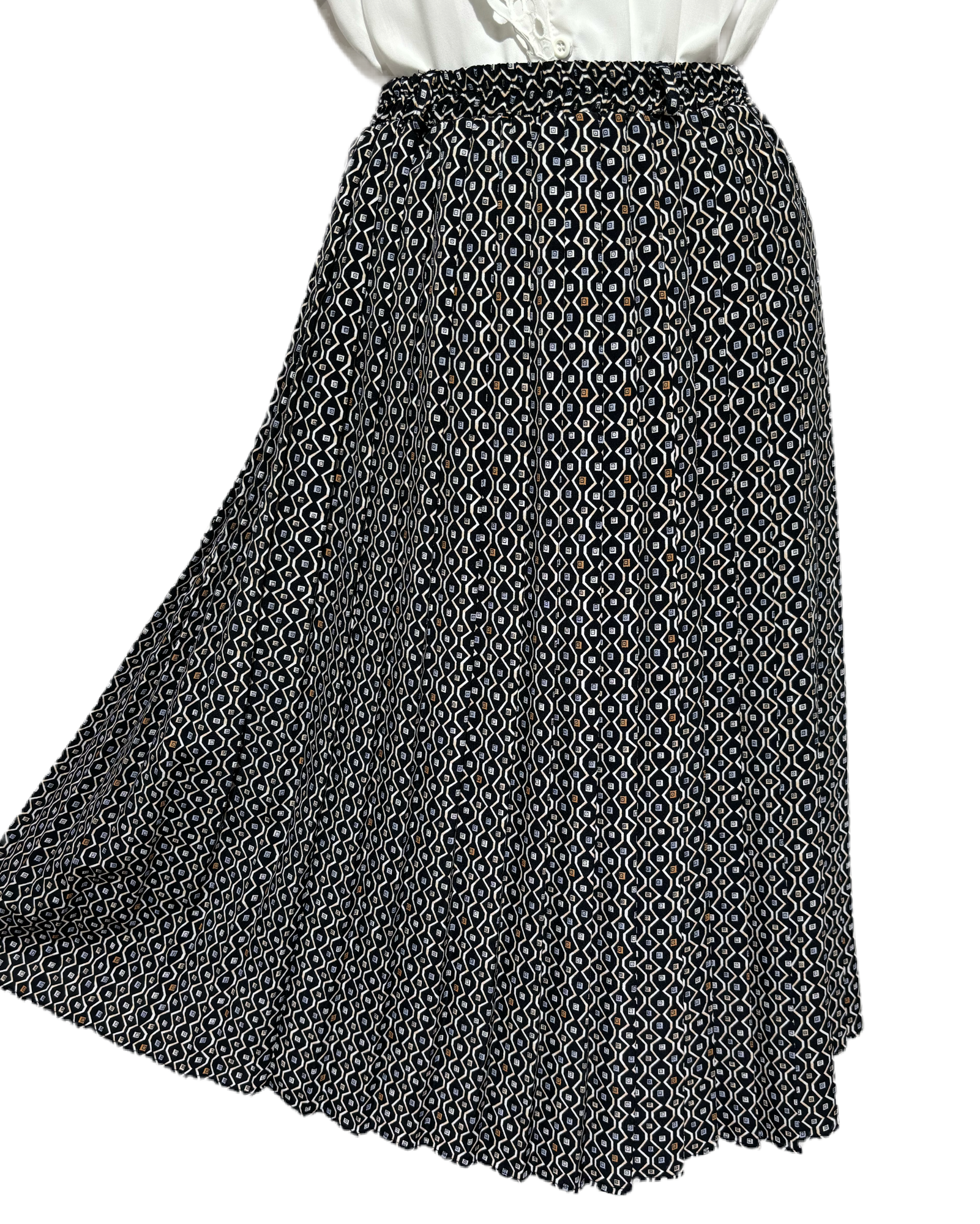 Geometric Harmony 90s Pattern Suknja HELM:VNTG