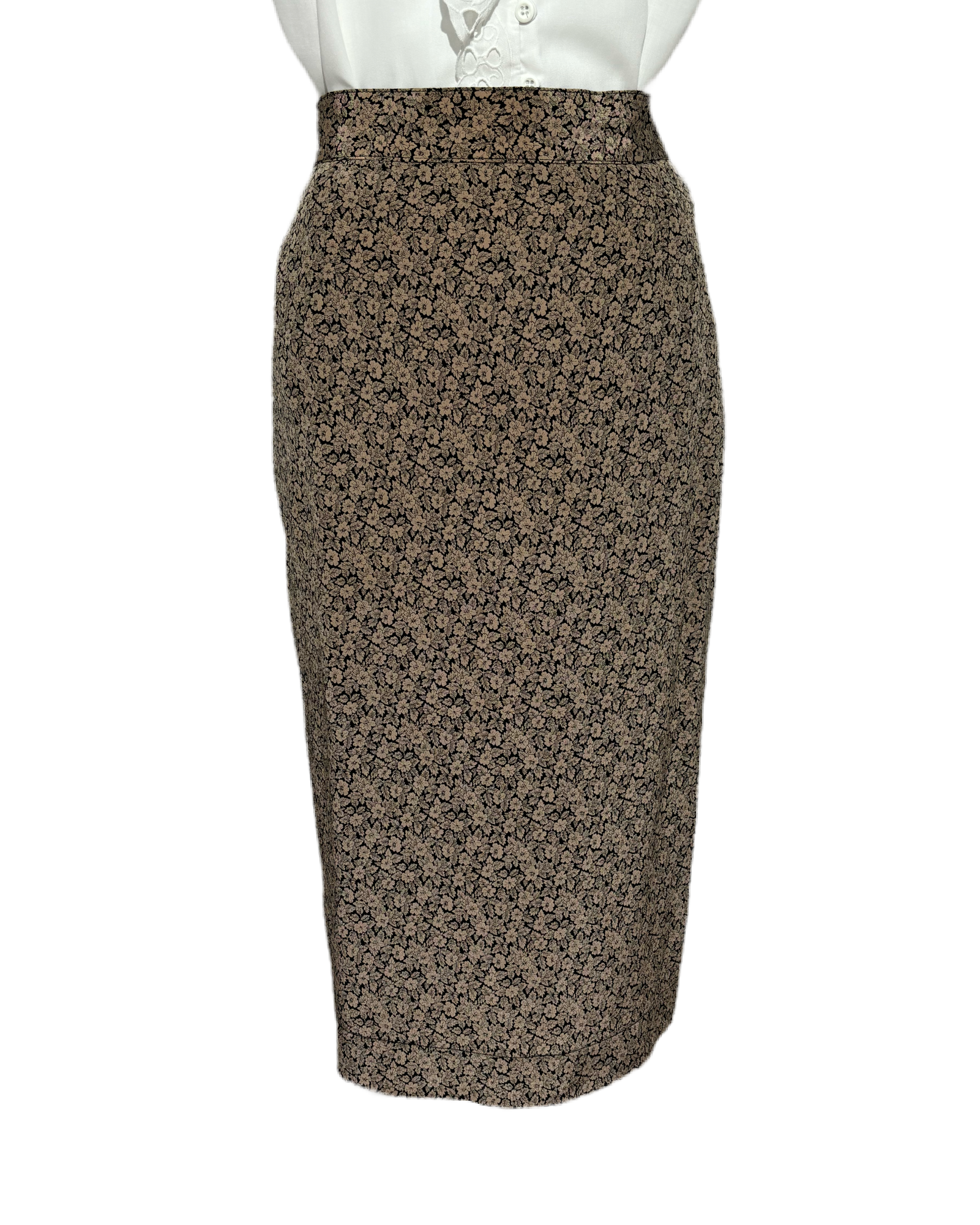 Spring Blossom 80s Floral Suknja HELM:VNTG