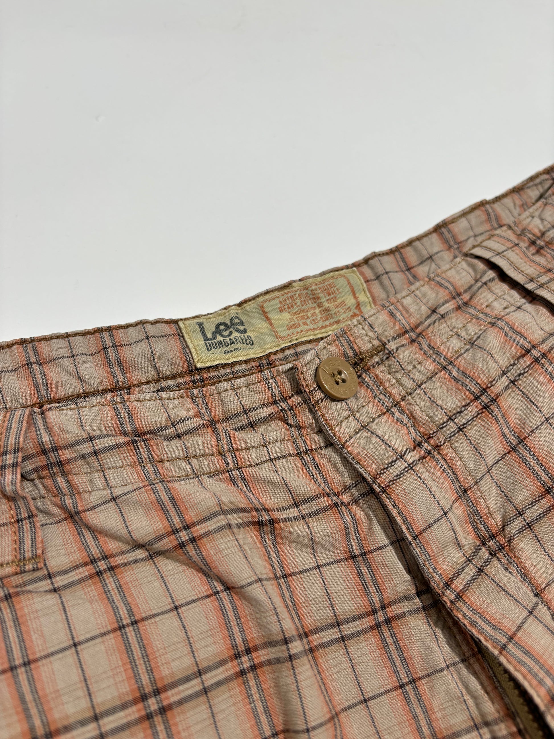Lee Two Stars Checkered Bermude