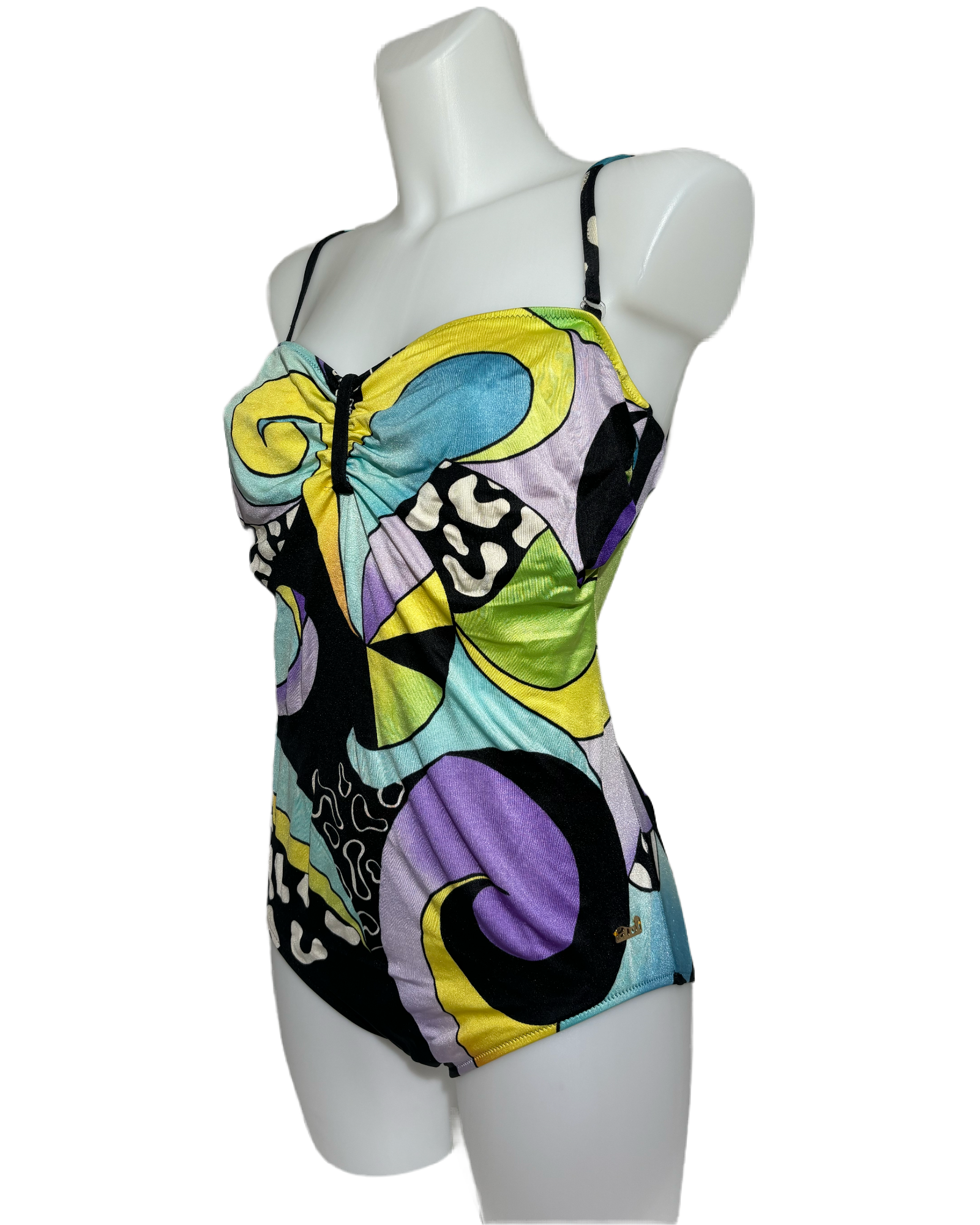 Retro Vibes 80s Abstract Jednodelni Kupaći HELM:VNTG